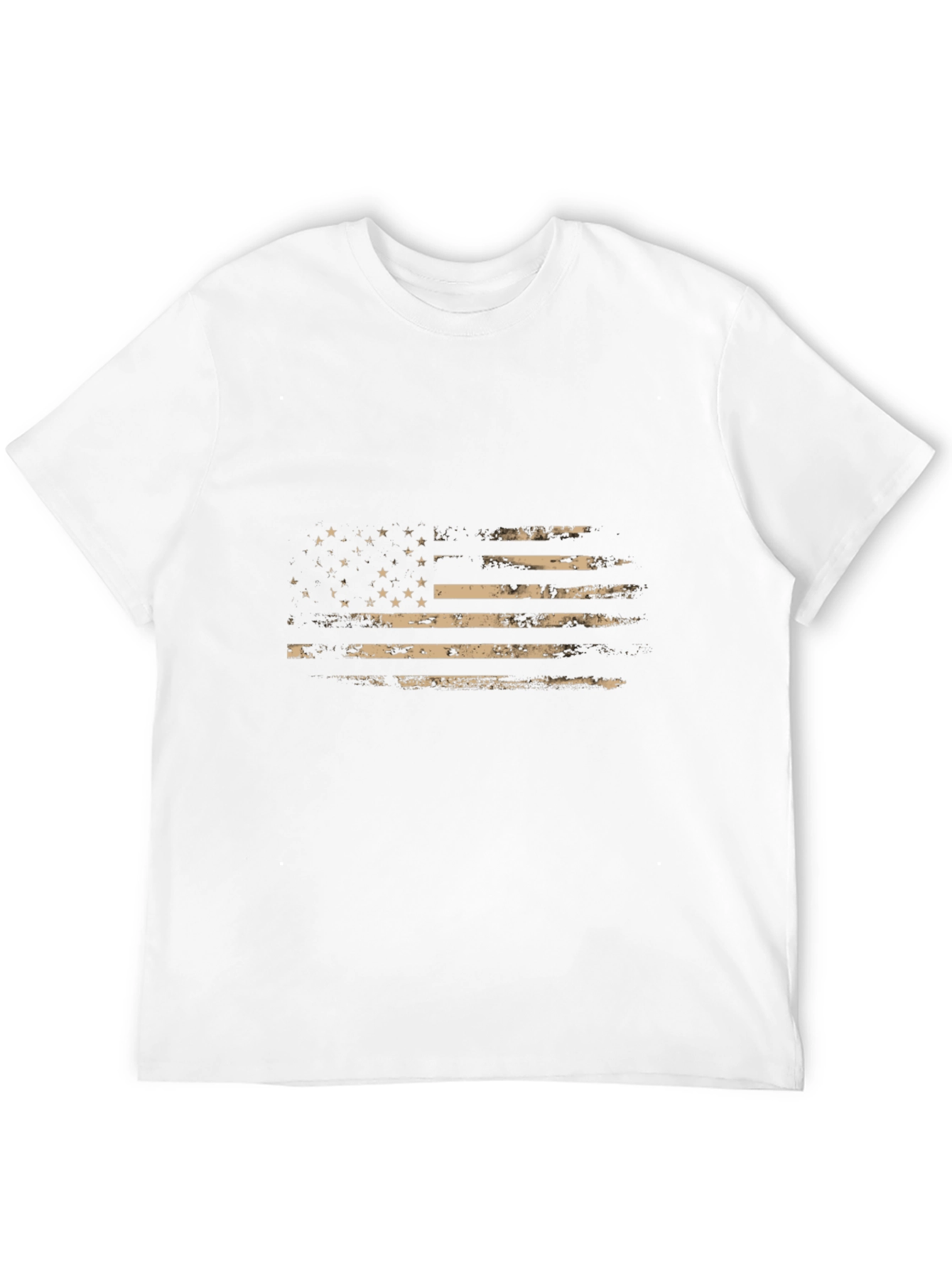 Distressed American Flag Graphic T-Shirt