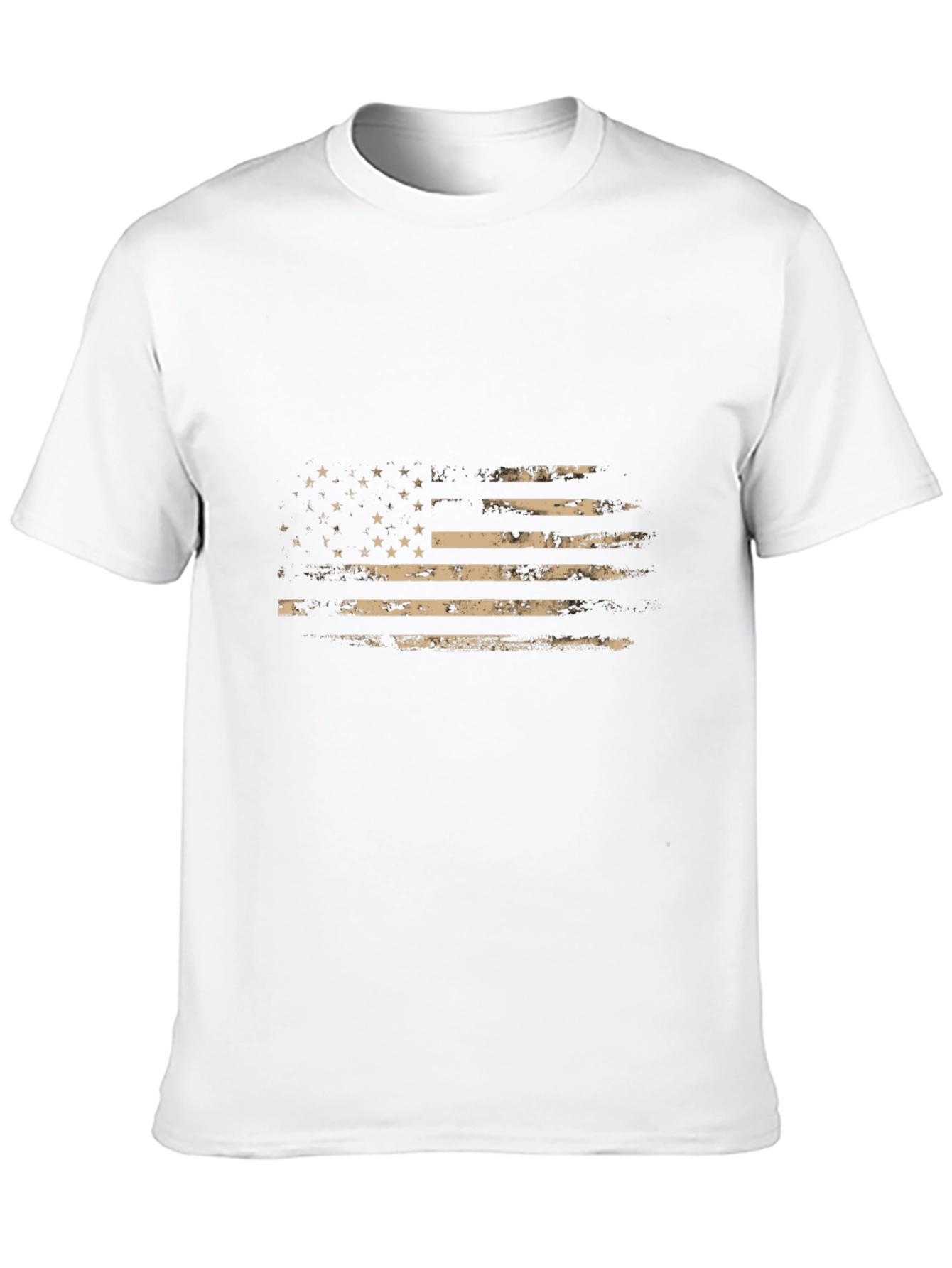 Distressed American Flag Graphic T-Shirt