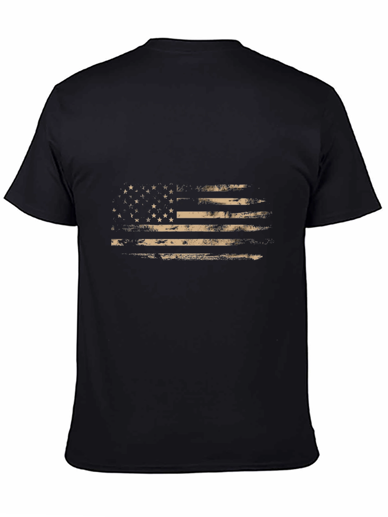 Distressed American Flag Graphic T-Shirt