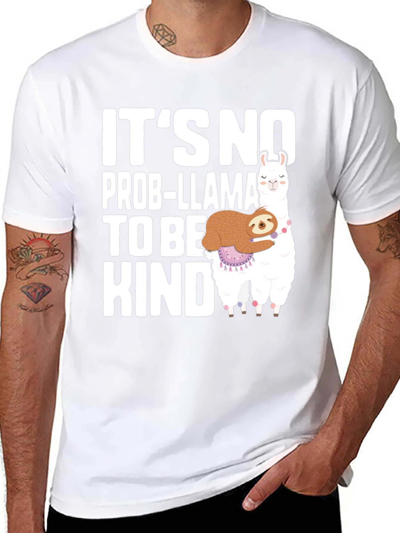 Its No Prob-llama To Be Kind T-Shirt