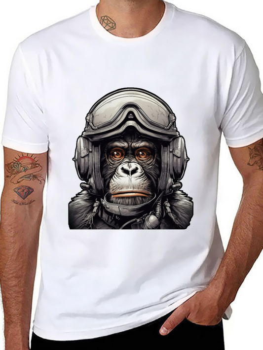 Pilot Ape Graphic T-Shirt - Unique Design