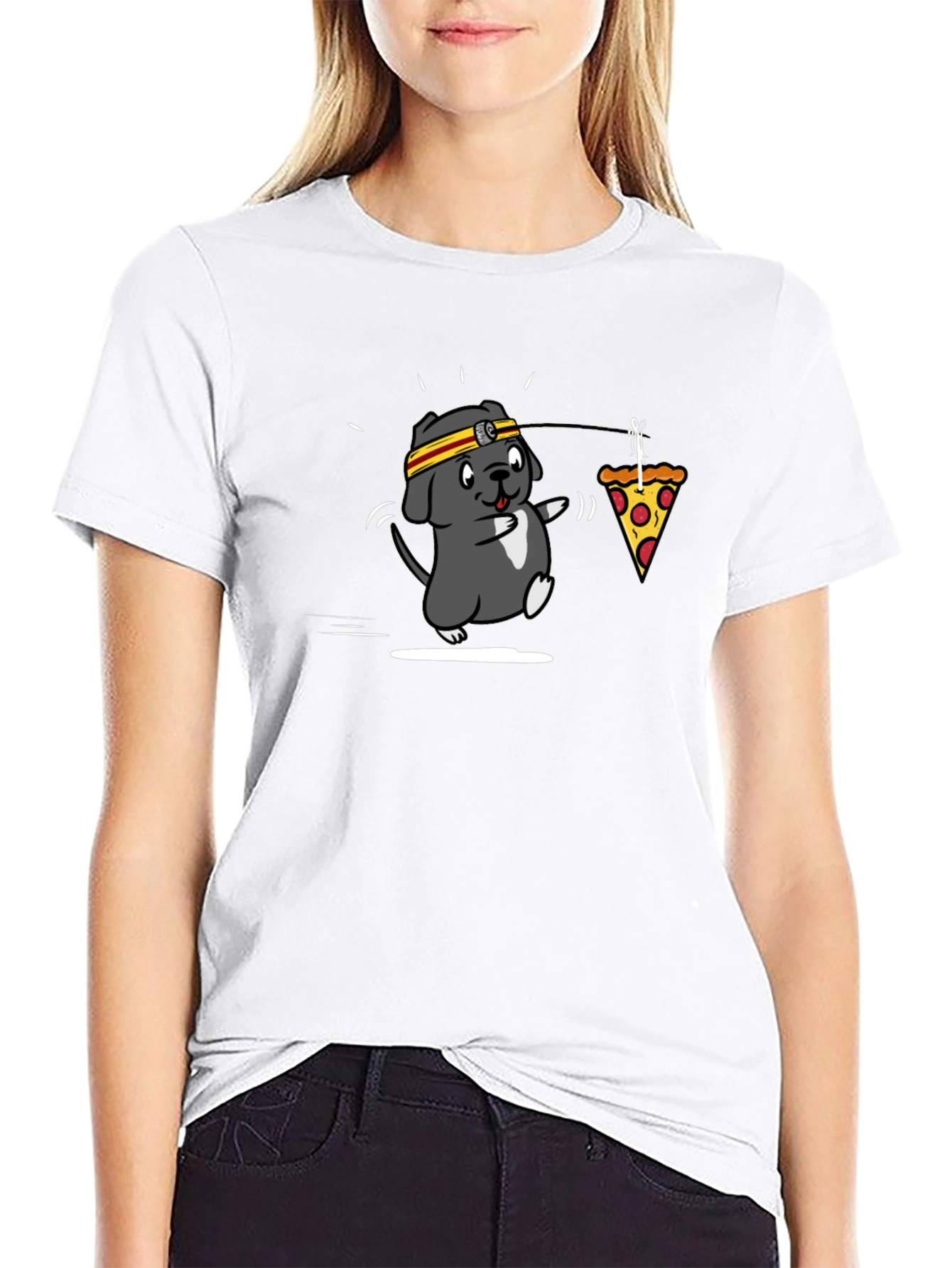 Pizza Dog T-Shirt - Funny Graphic Tee