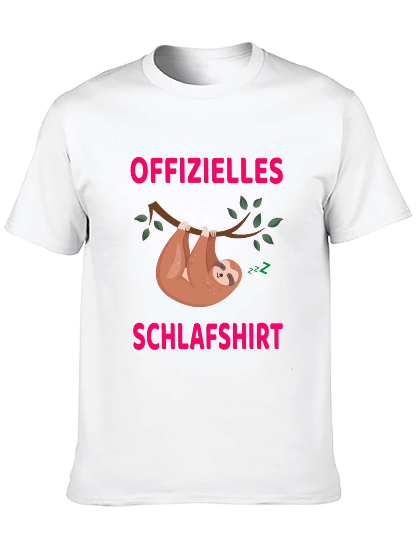 Funny Sloth Schlafshirt Graphic T-Shirt