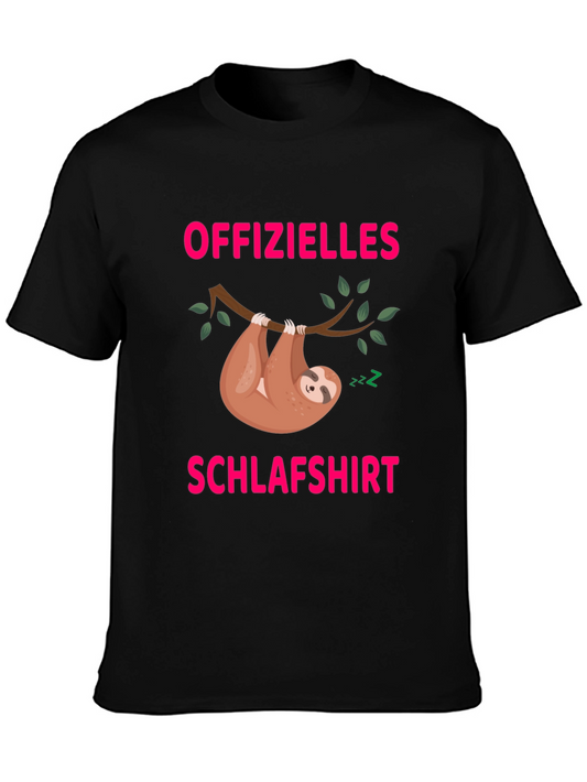 Funny Sloth Schlafshirt Graphic T-Shirt