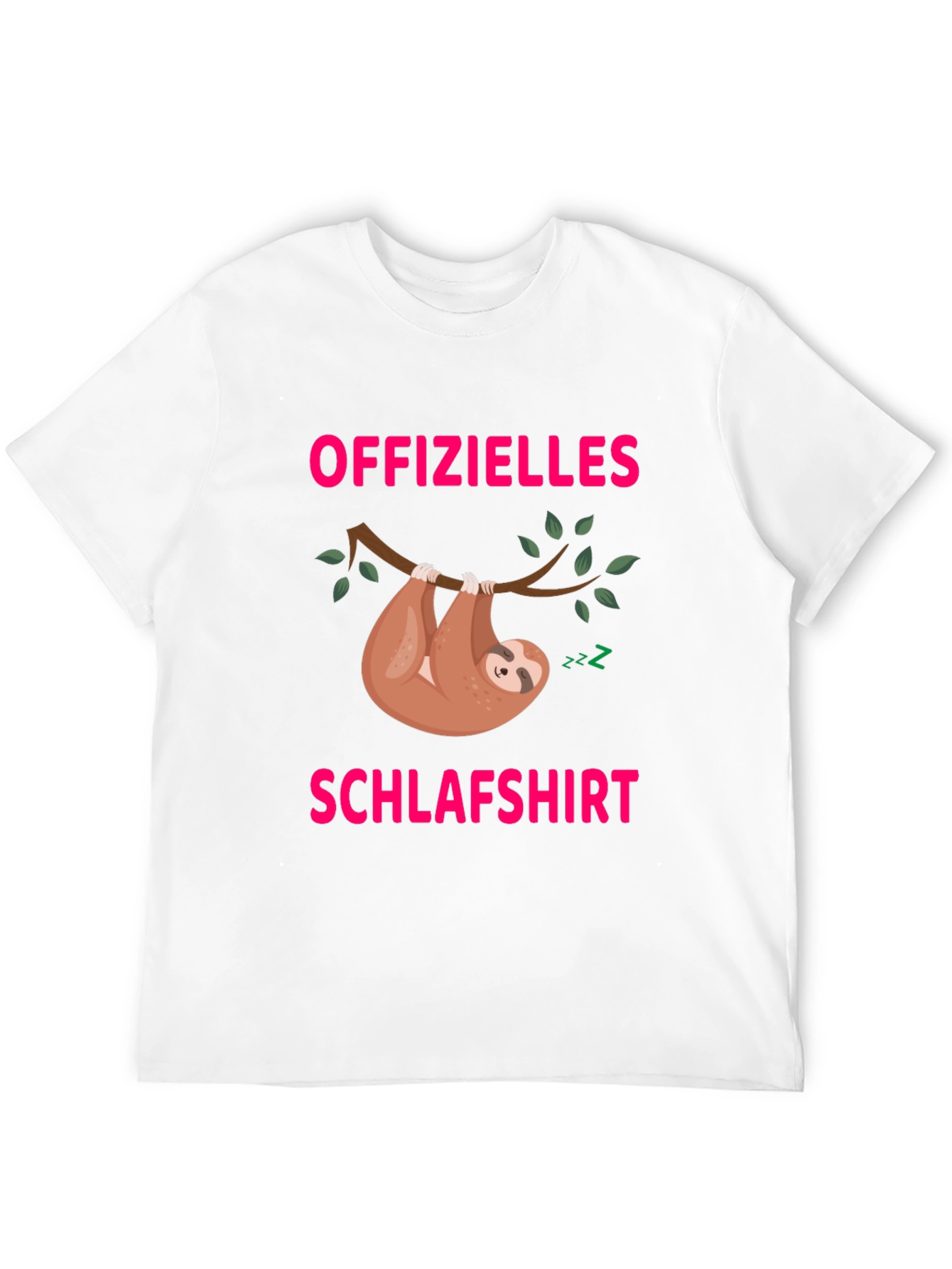 Funny Sloth Schlafshirt Graphic T-Shirt