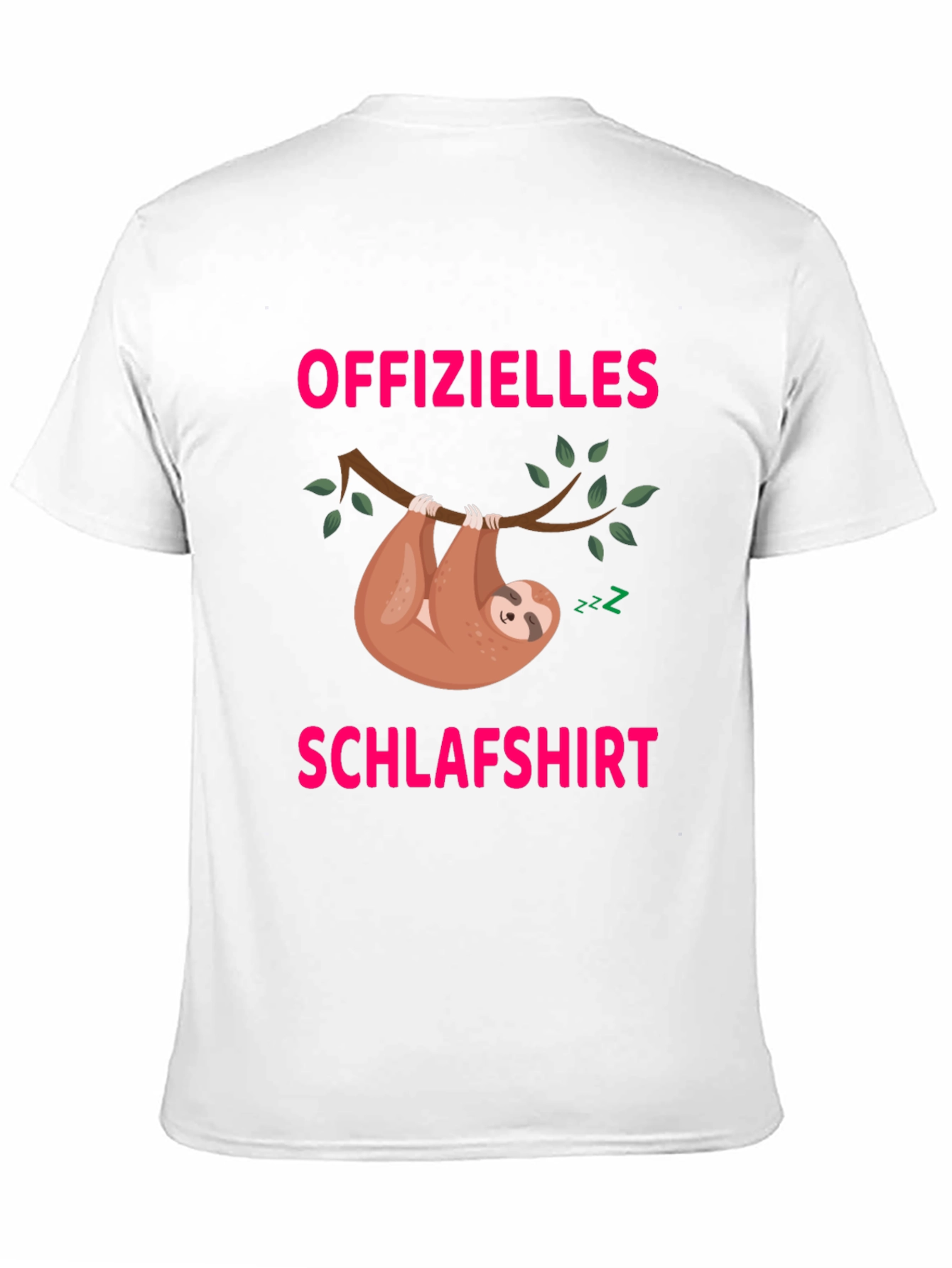 Funny Sloth Schlafshirt Graphic T-Shirt