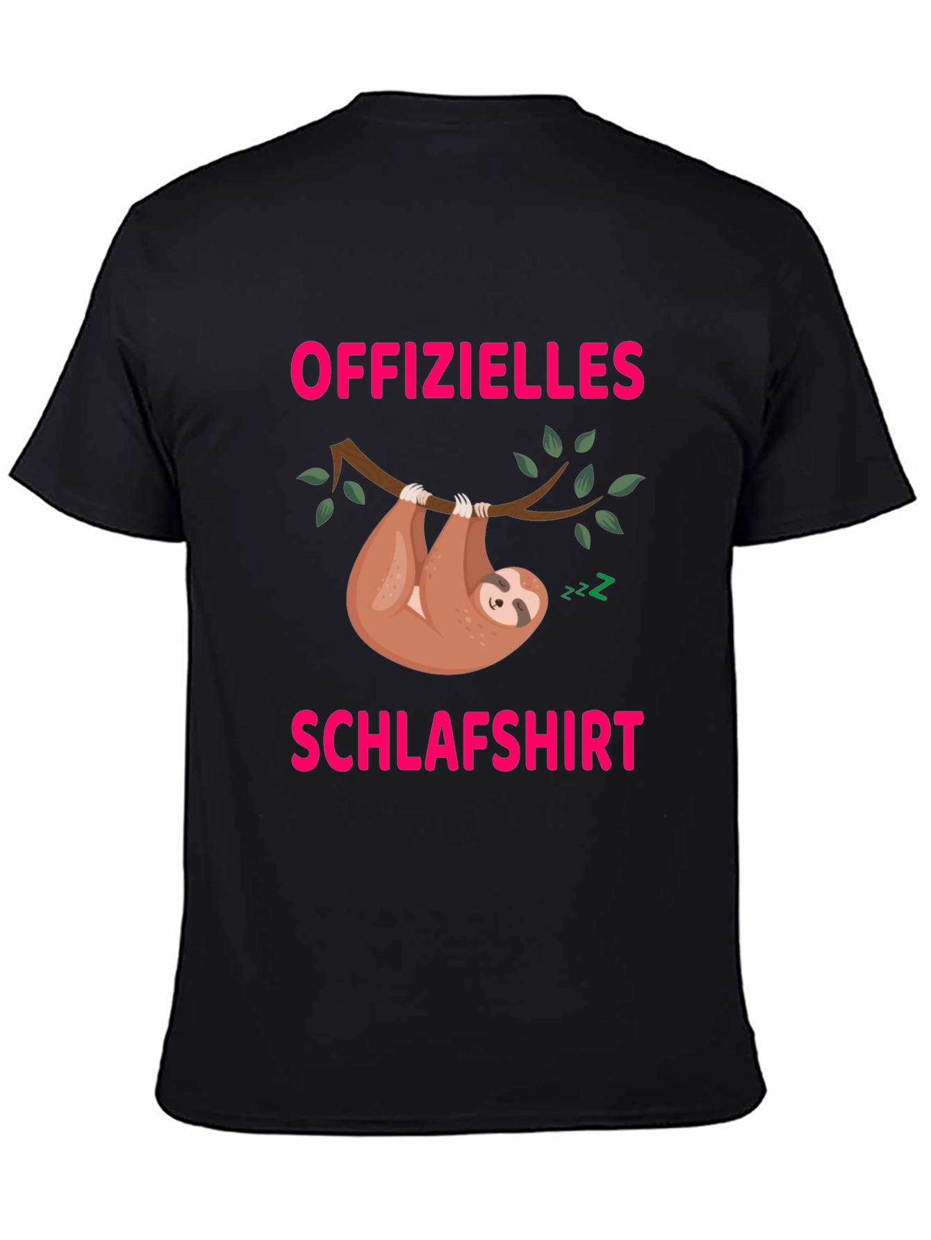 Funny Sloth Schlafshirt Graphic T-Shirt