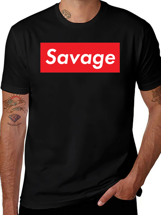 Savage Graphic Tee - Bold Streetwear
