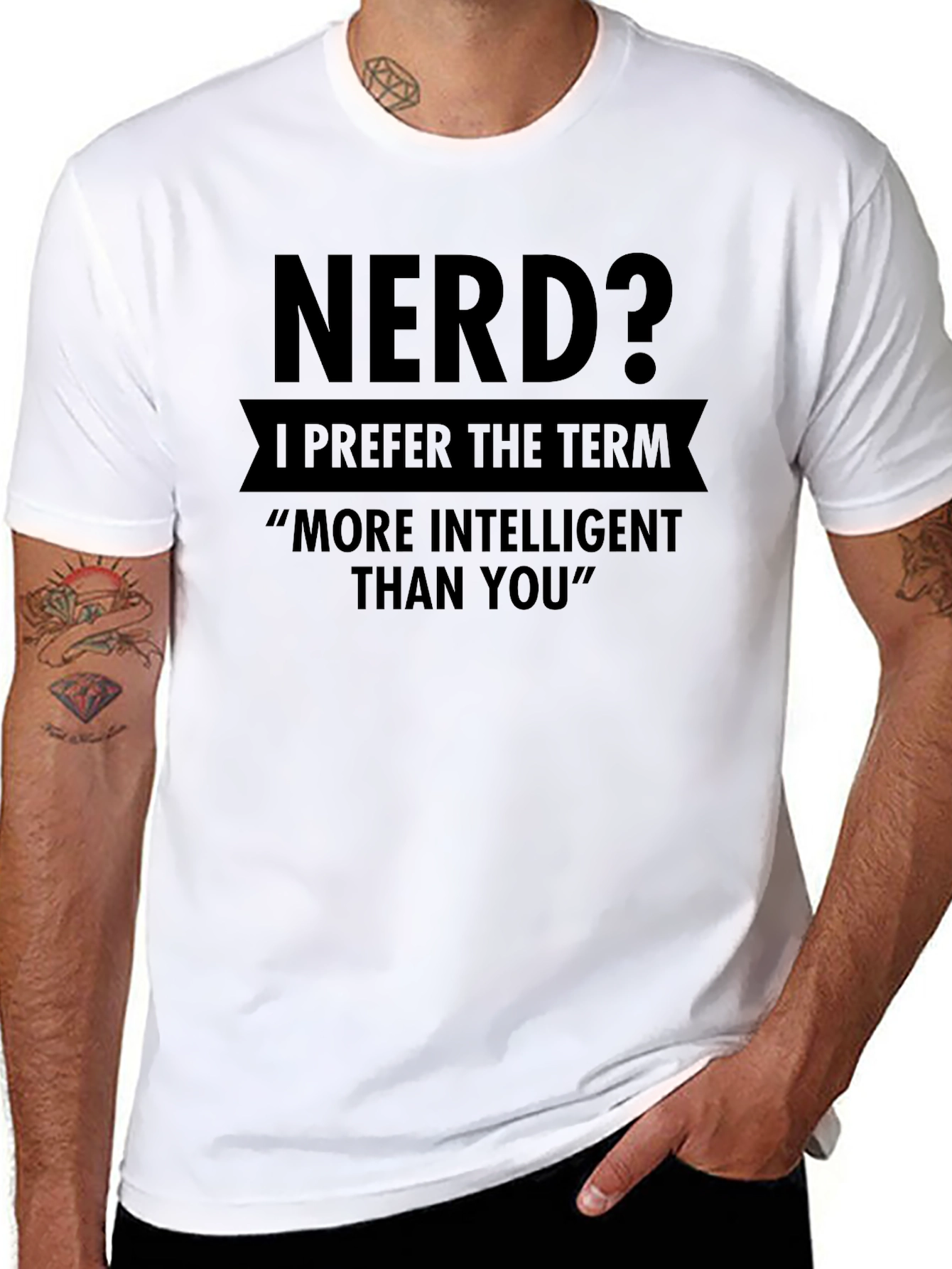 Nerd? Intelligent Funny T-Shirt