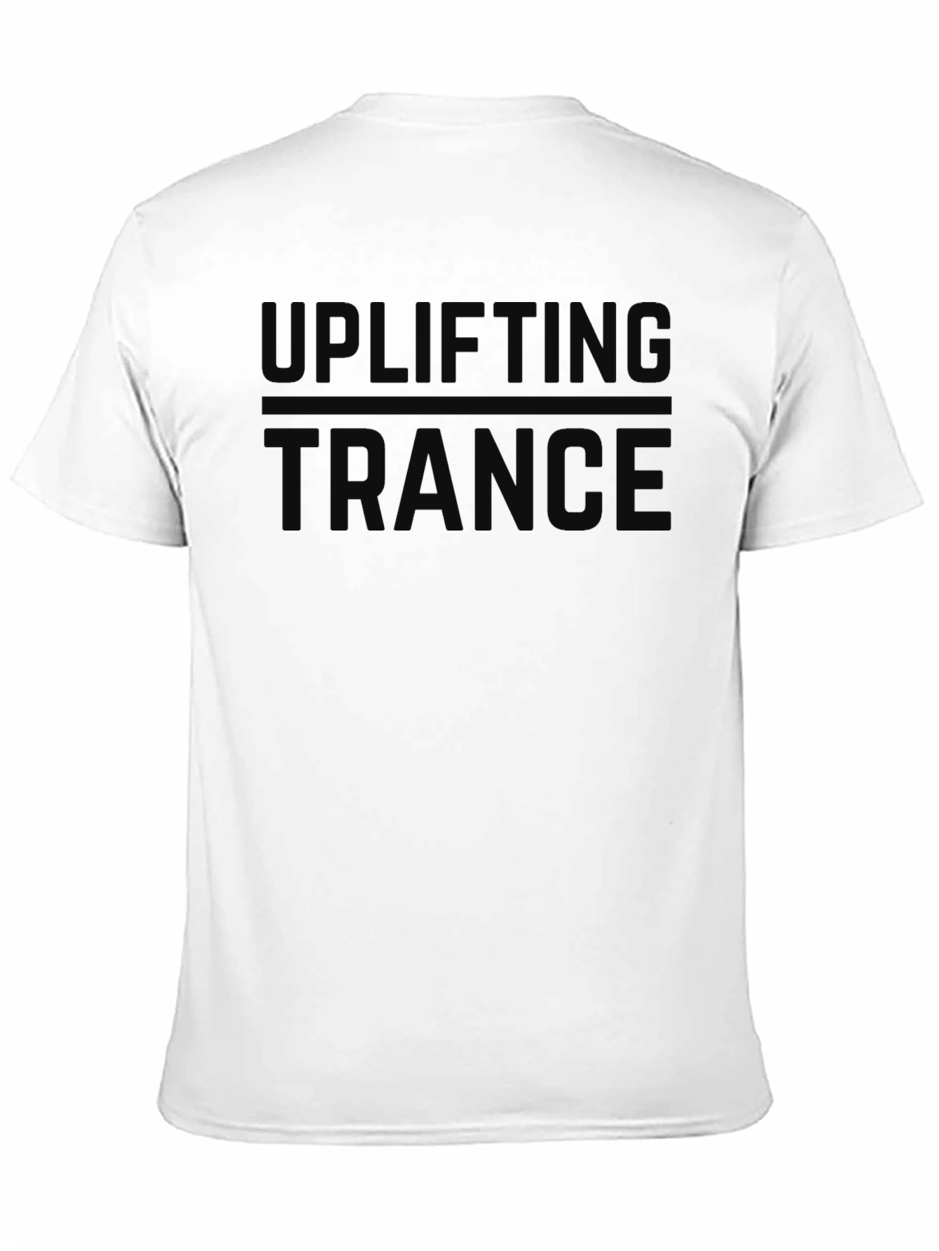 Uplifting Trance Black Graphic Tee - Music Lovers T-Shirt