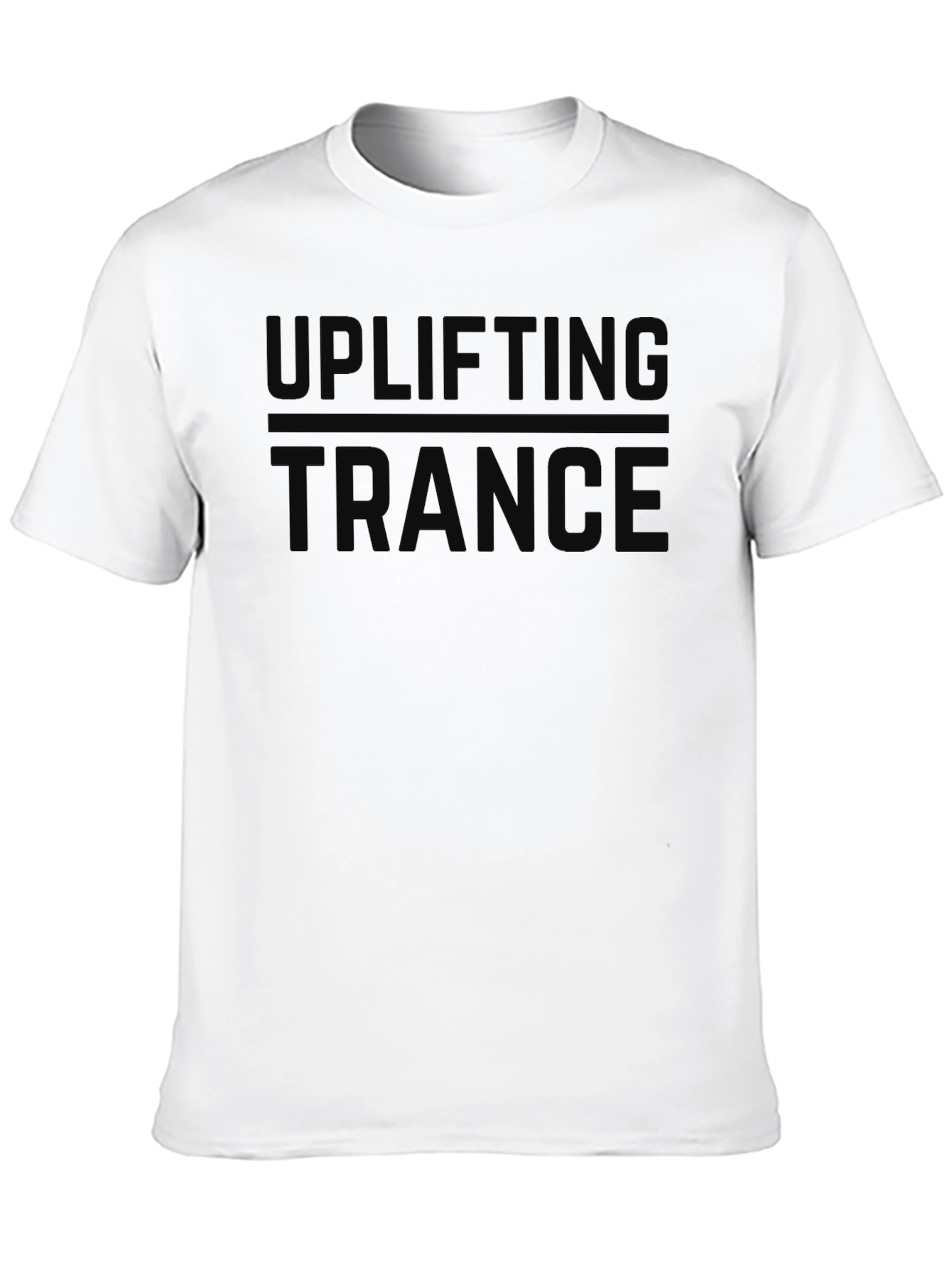 Uplifting Trance Black Graphic Tee - Music Lovers T-Shirt