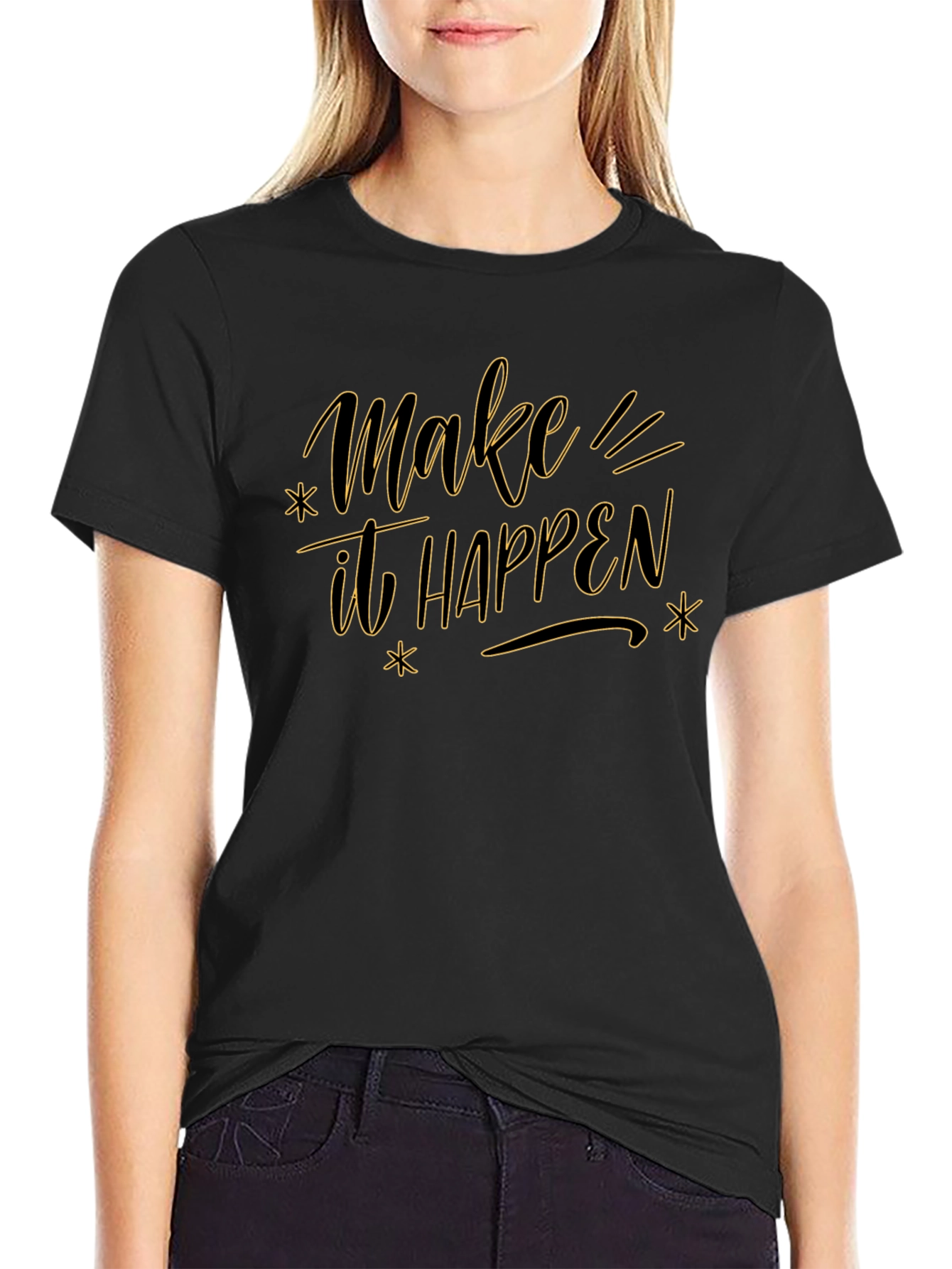 Make It Happen Graphic Tee - Motivational T-Shirt