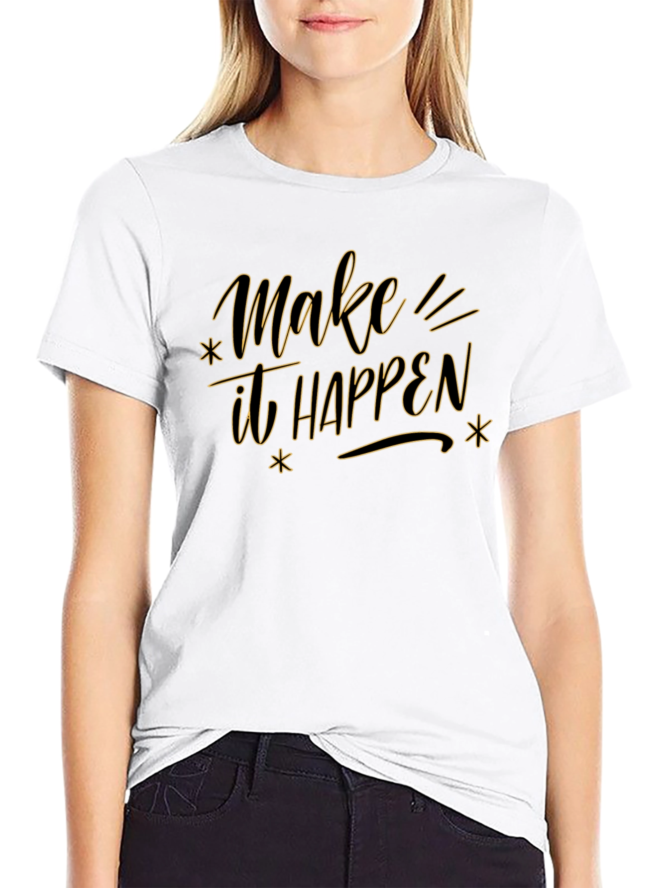 Make It Happen Graphic Tee - Motivational T-Shirt
