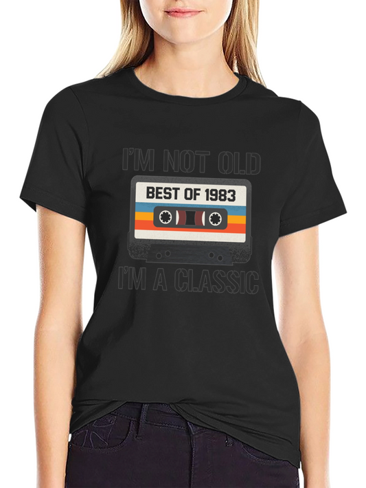Vintage 1983 Cassette Tape Graphic T-Shirt