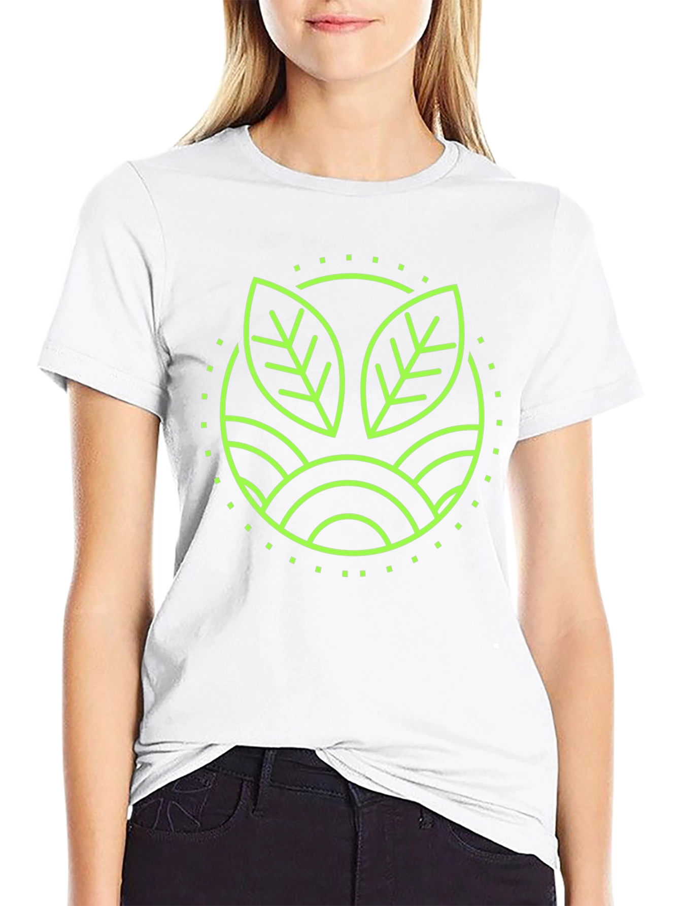 Eco-Friendly Graphic Tee - Stylish Black T-Shirt