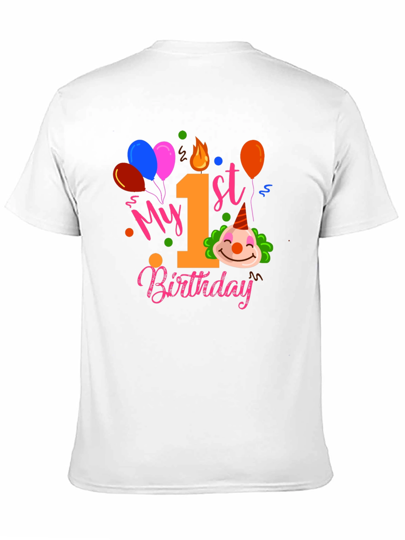 My 1st Birthday Clown T-Shirt