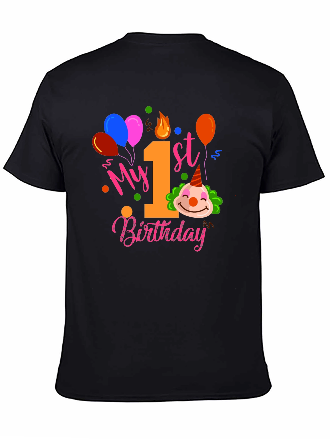 My 1st Birthday Clown T-Shirt