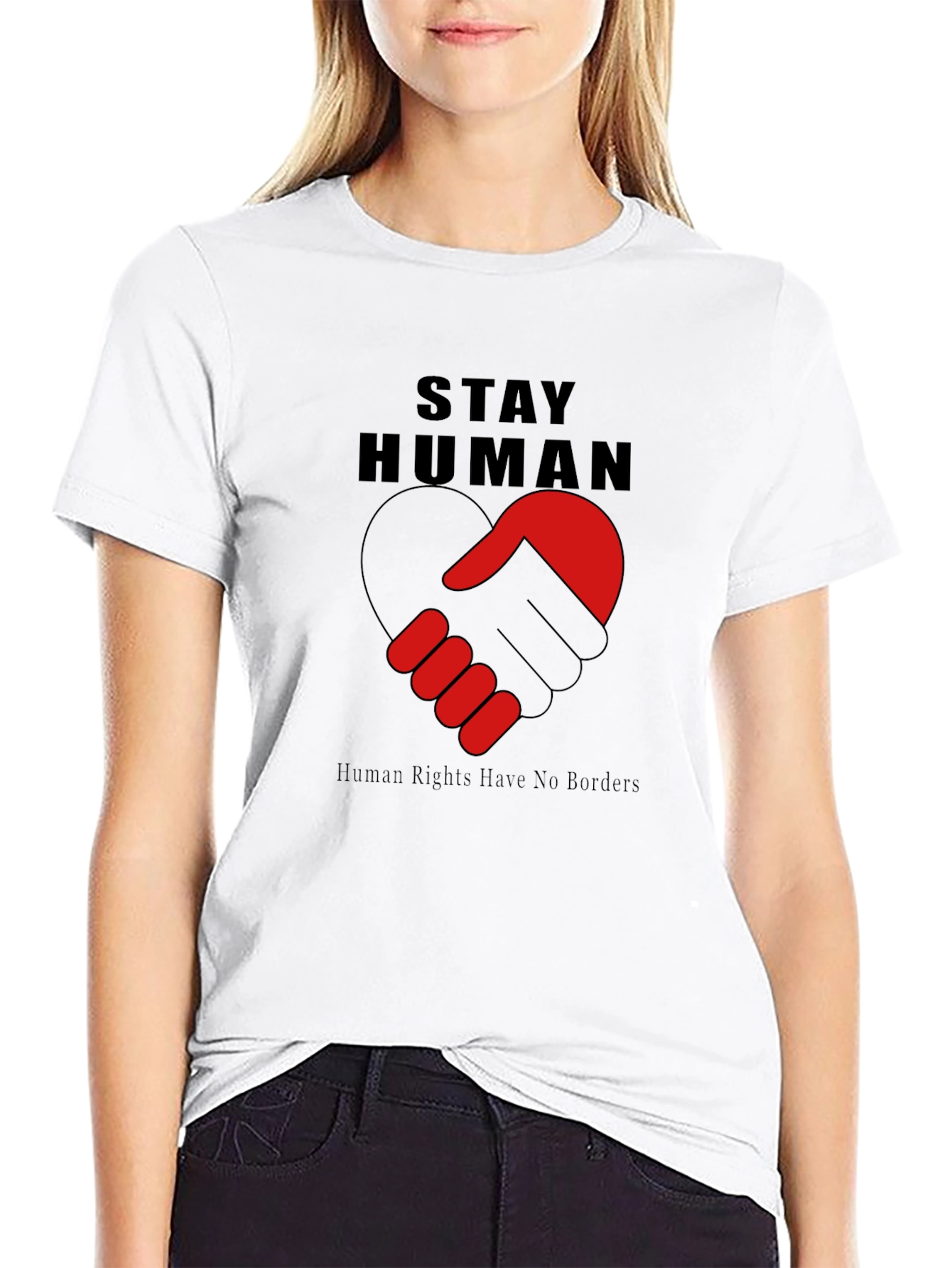 Stay Human Graphic Tee - Human Rights Shirt