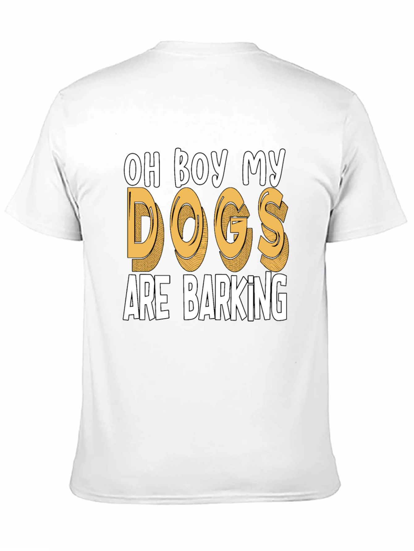 Mens Oh Boy My Dogs Are Barking Graphic Tee
