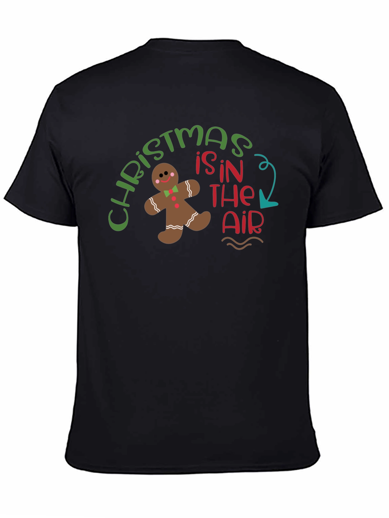 Christmas in The Air T-Shirt Gingerbread Man