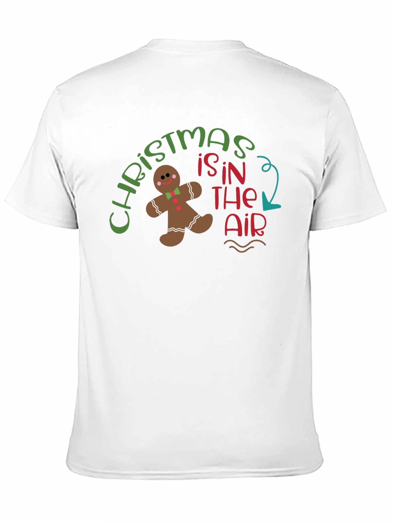 Christmas in The Air T-Shirt Gingerbread Man
