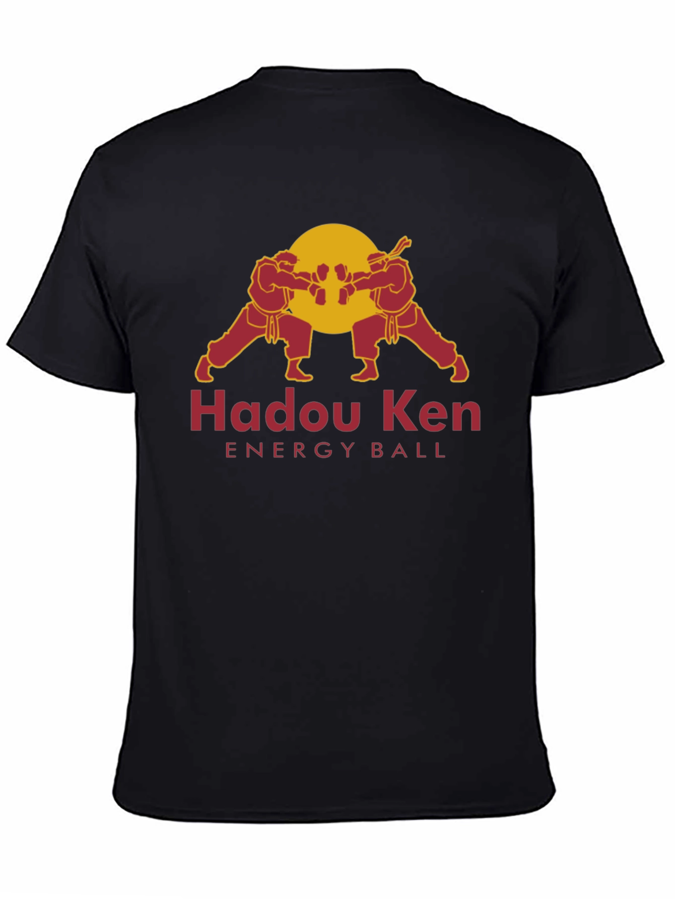Hadou Ken Energy Ball Black T-Shirt
