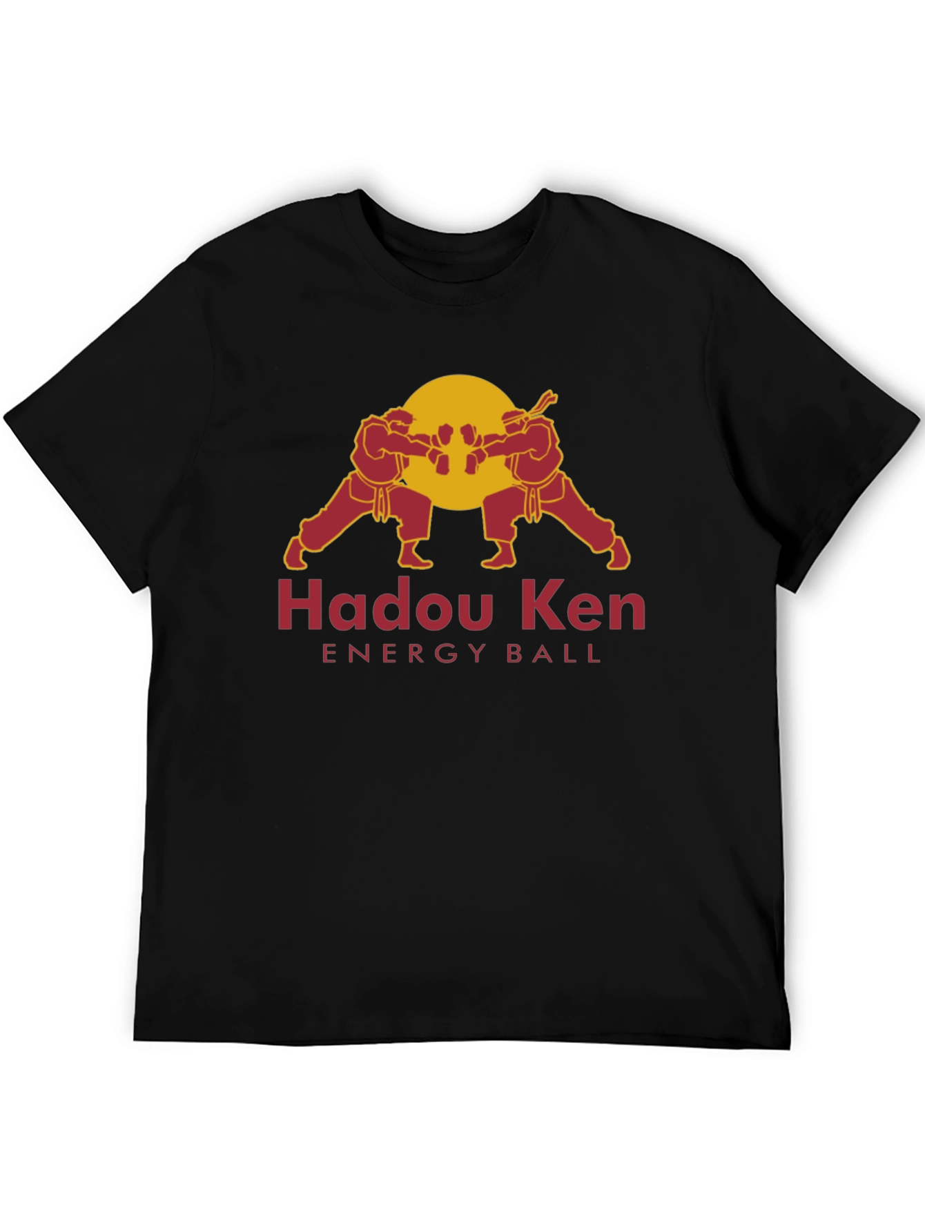 Hadou Ken Energy Ball Black T-Shirt