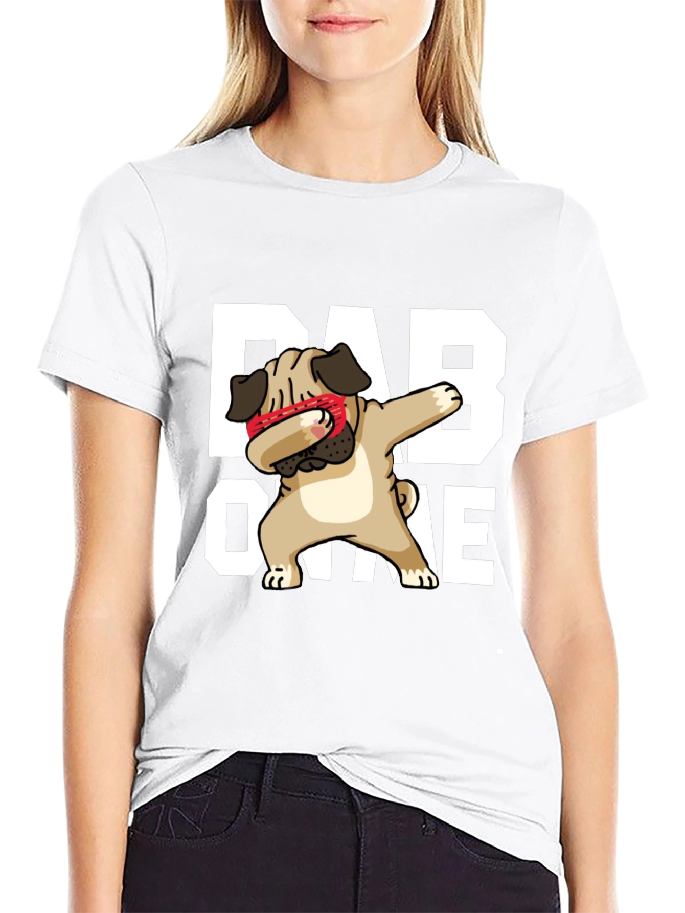 Dabbing Pug Dad Life T-Shirt