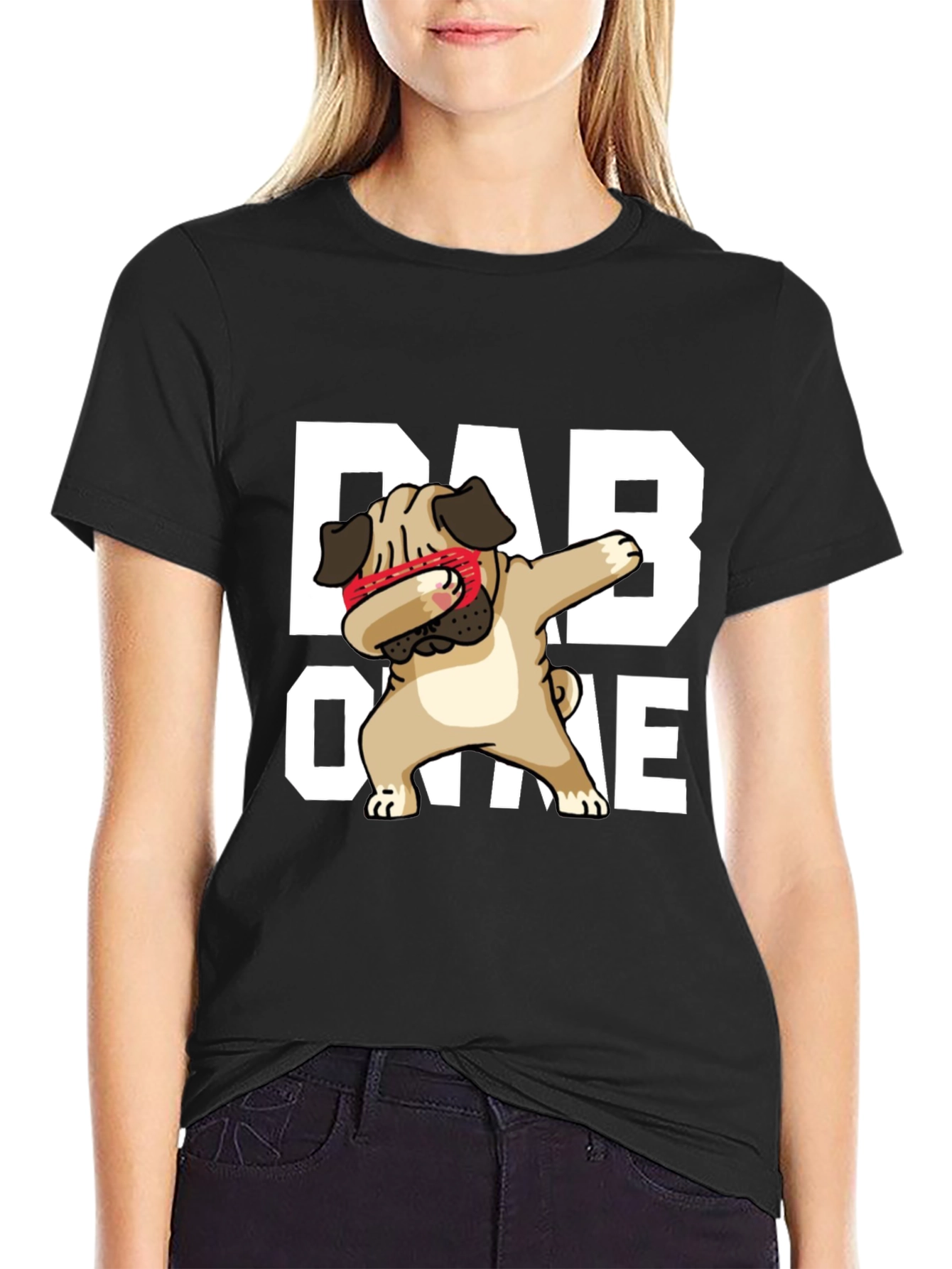 Dabbing Pug Dad Life T-Shirt