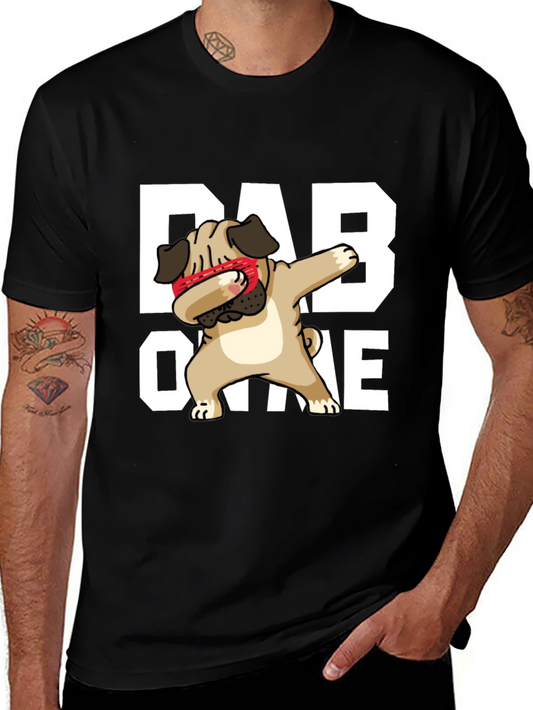 Dabbing Pug Dad Life T-Shirt