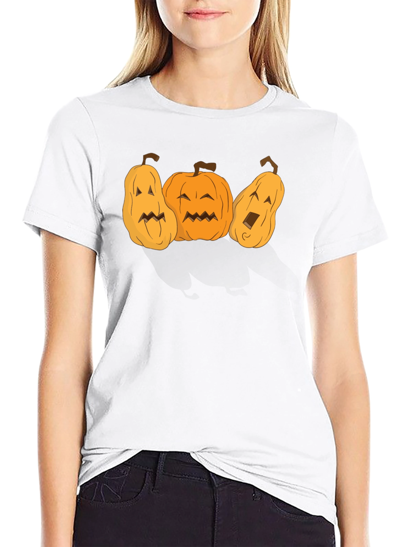 Halloween Pumpkin Face T-Shirt