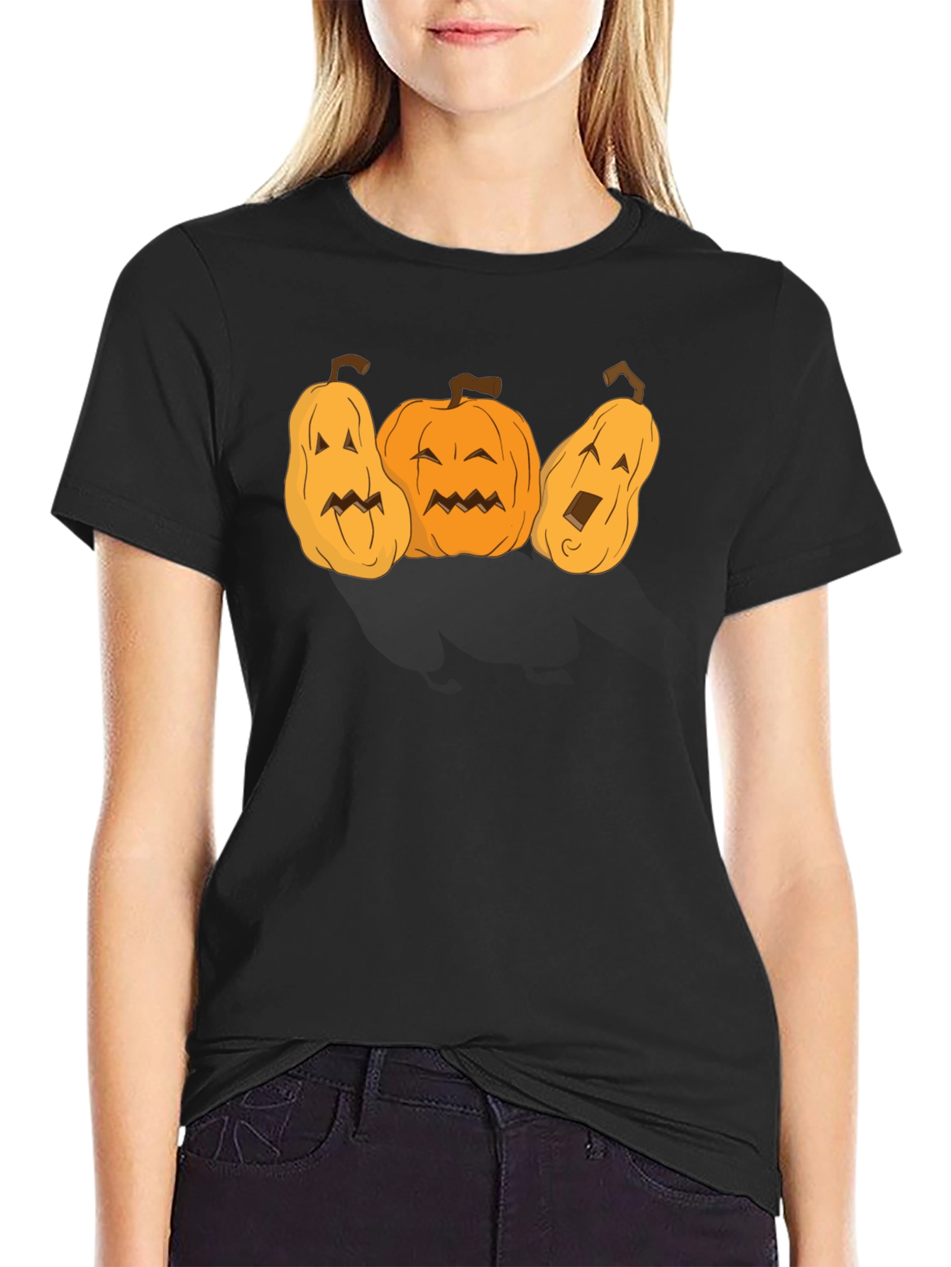 Halloween Pumpkin Face T-Shirt