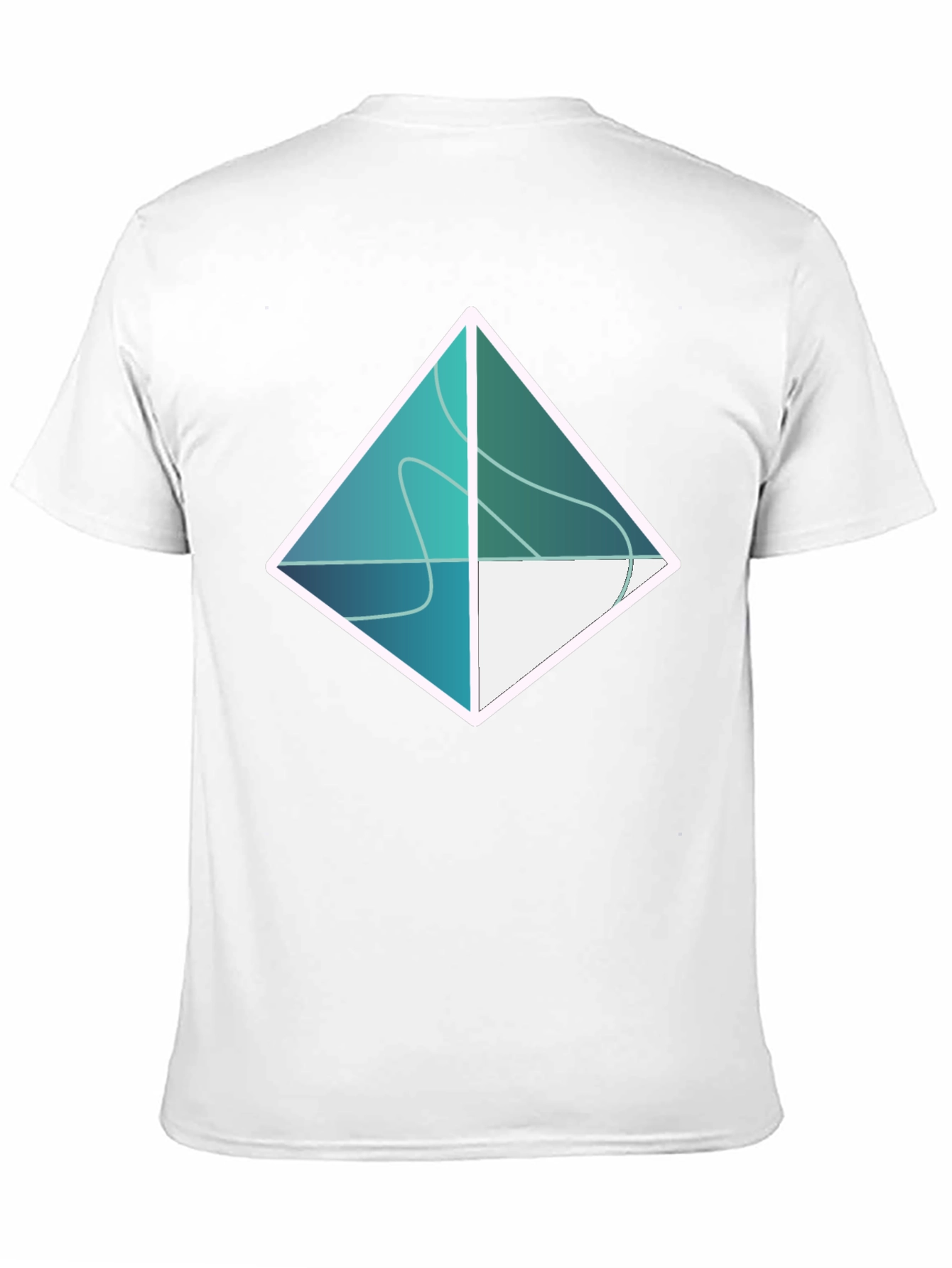 Geometric Diamond Tee - Modern Minimalist Design