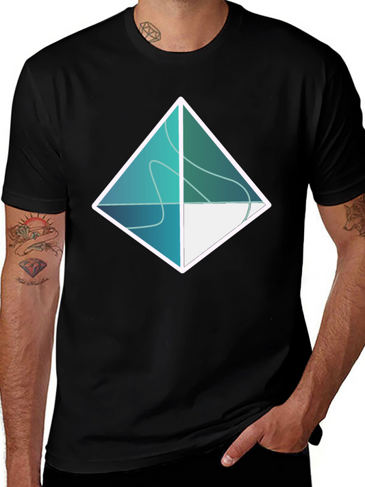 Geometric Diamond Tee - Modern Minimalist Design