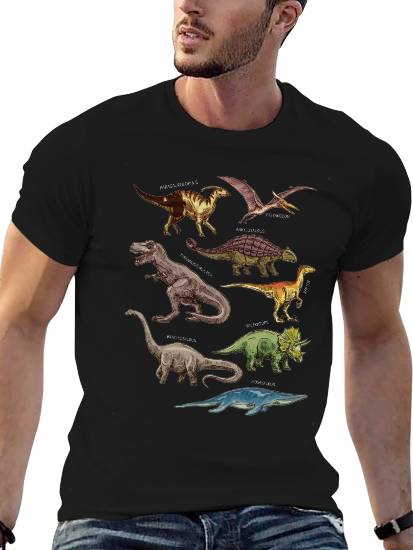 Dinosaur T-Shirt - Prehistoric Animals Tee