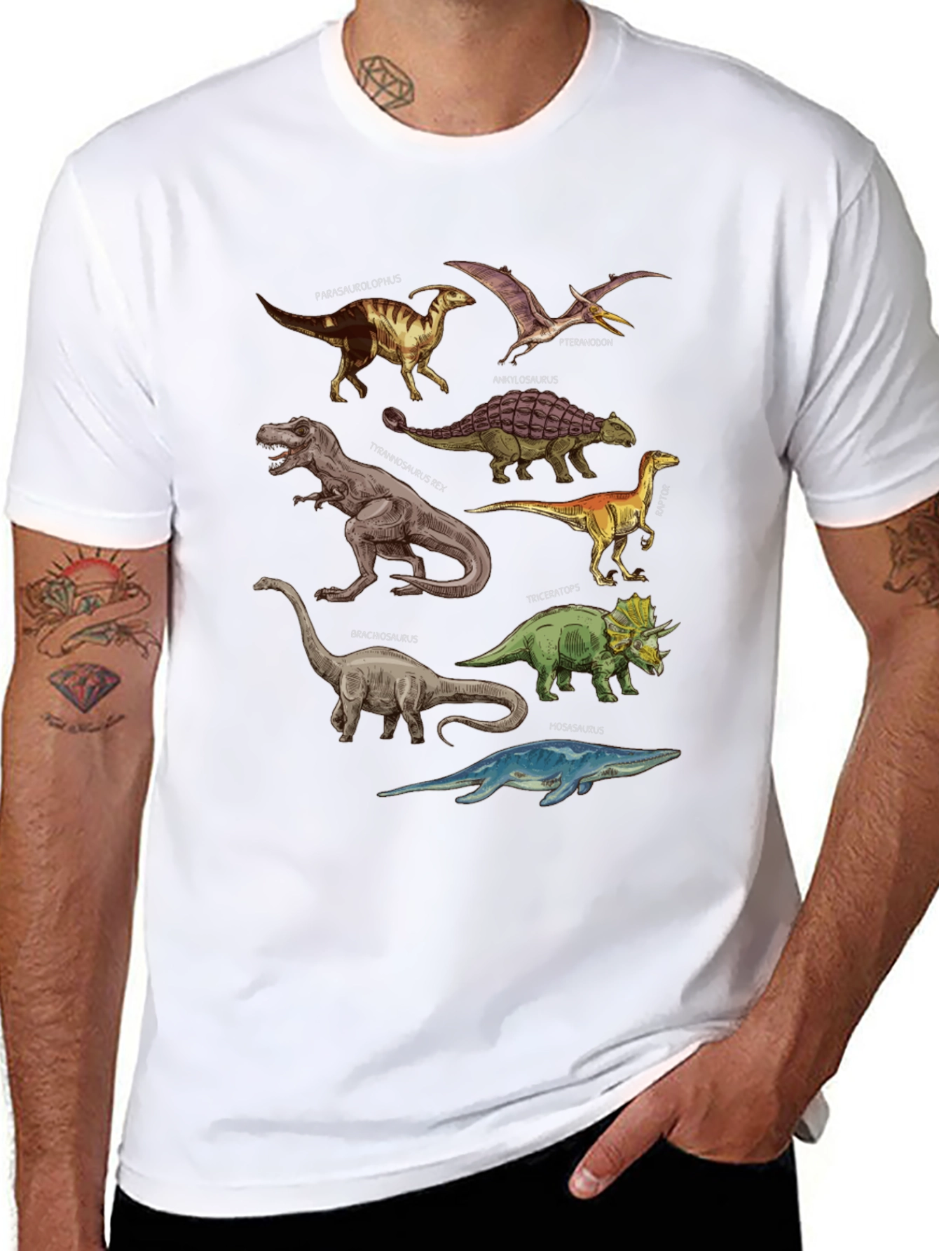 Dinosaur T-Shirt - Prehistoric Animals Tee