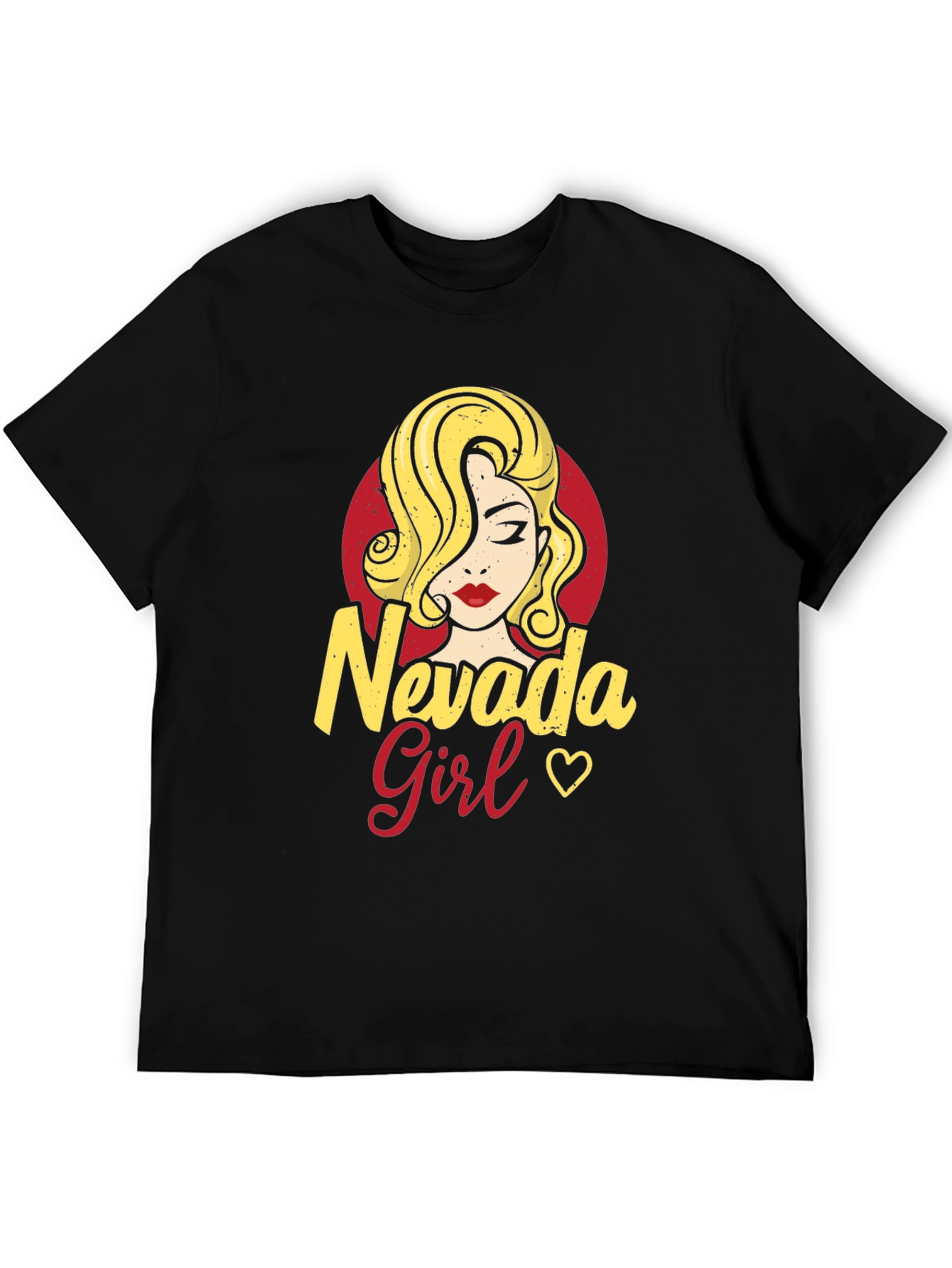Nevada Girl Graphic Tee - Black Unisex T-Shirt