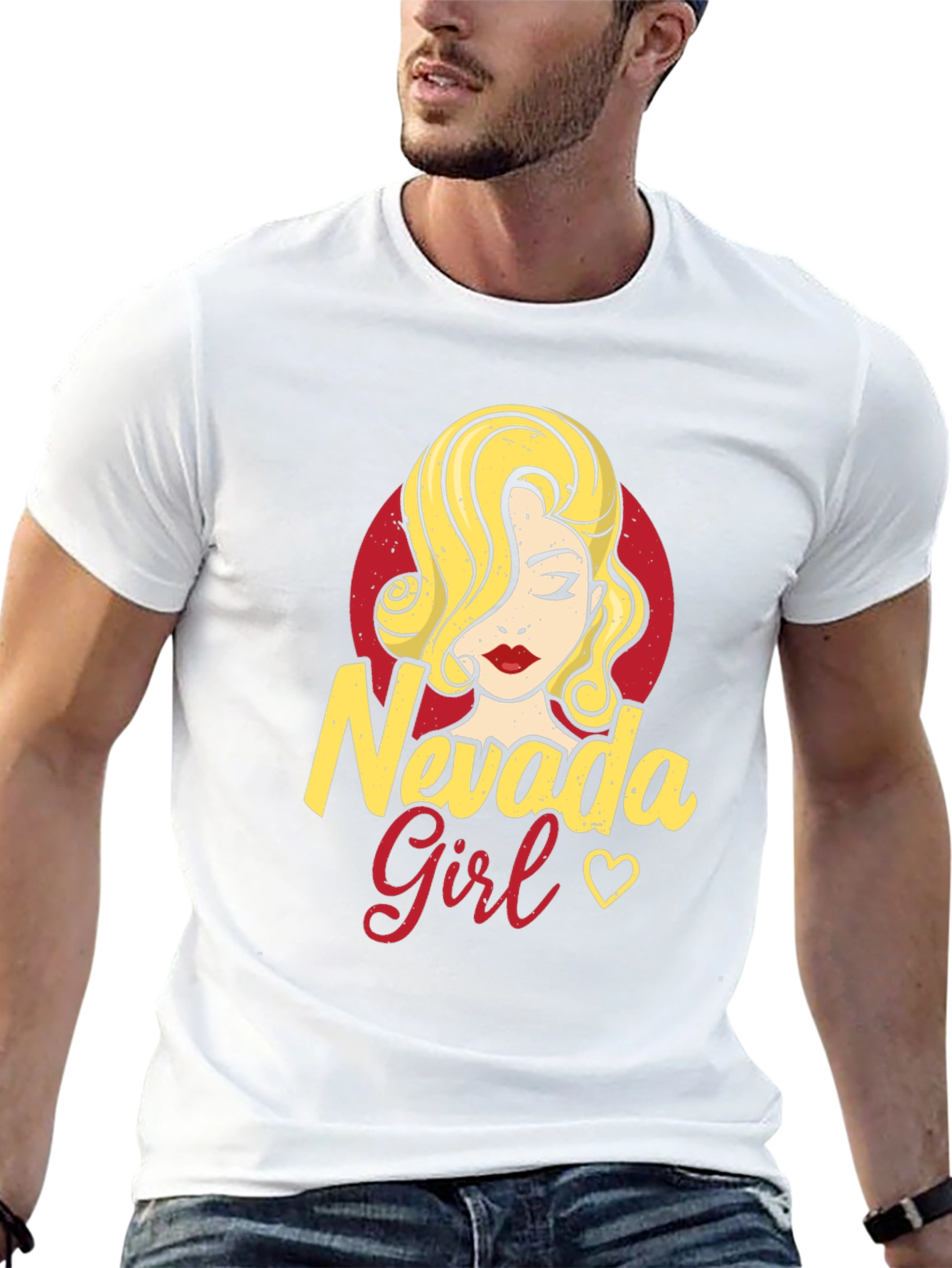 Nevada Girl Graphic Tee - Black Unisex T-Shirt