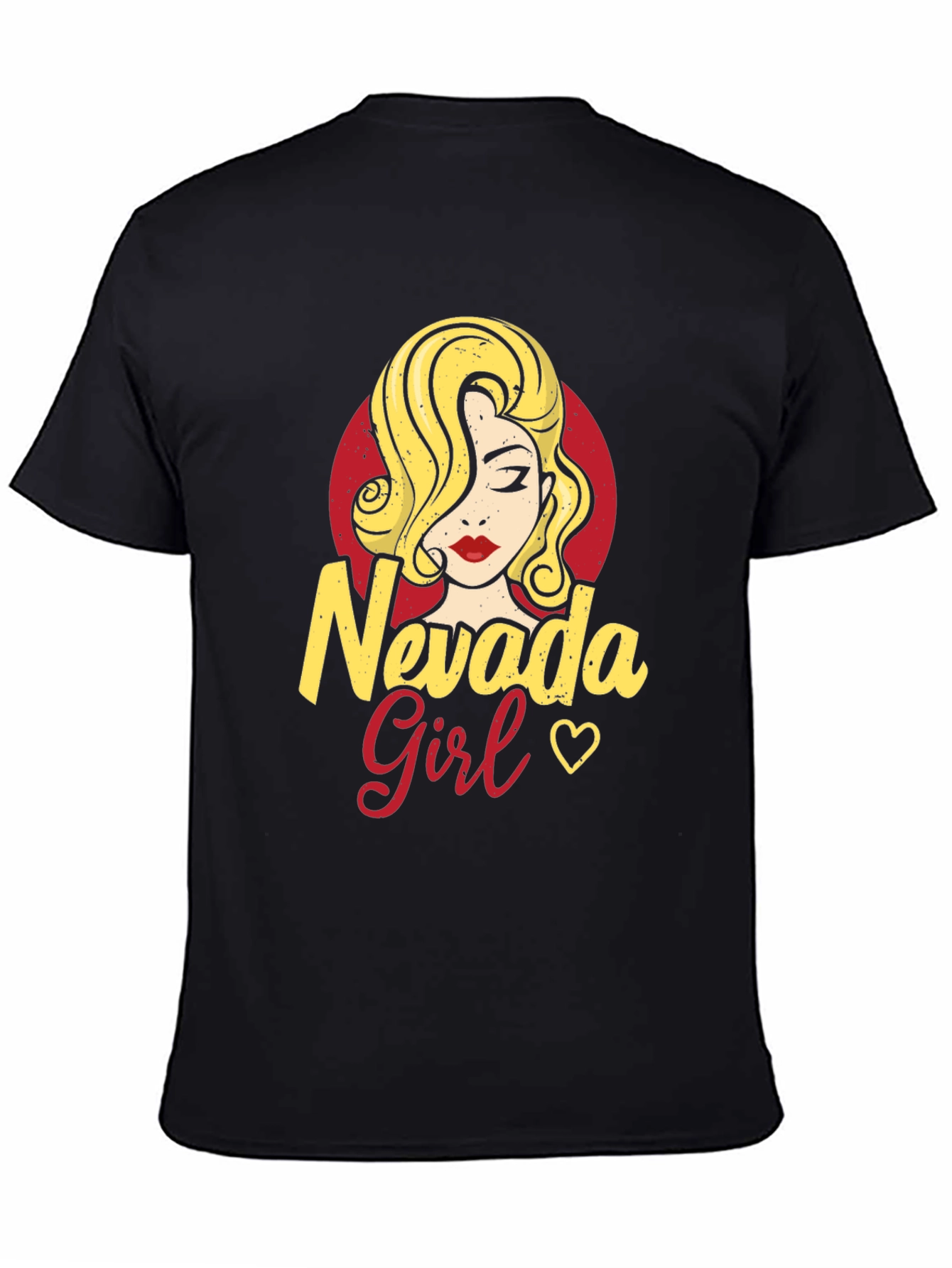 Nevada Girl Graphic Tee - Black Unisex T-Shirt