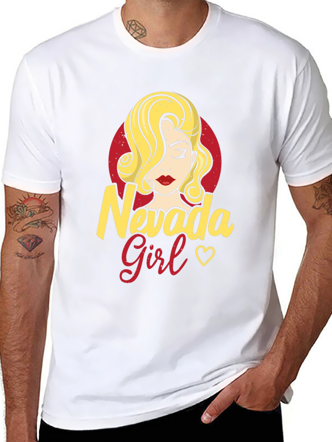Nevada Girl Graphic Tee - Black Unisex T-Shirt