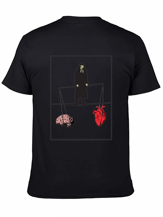 Heart vs. Brain Graphic Tee - Thoughtful Design