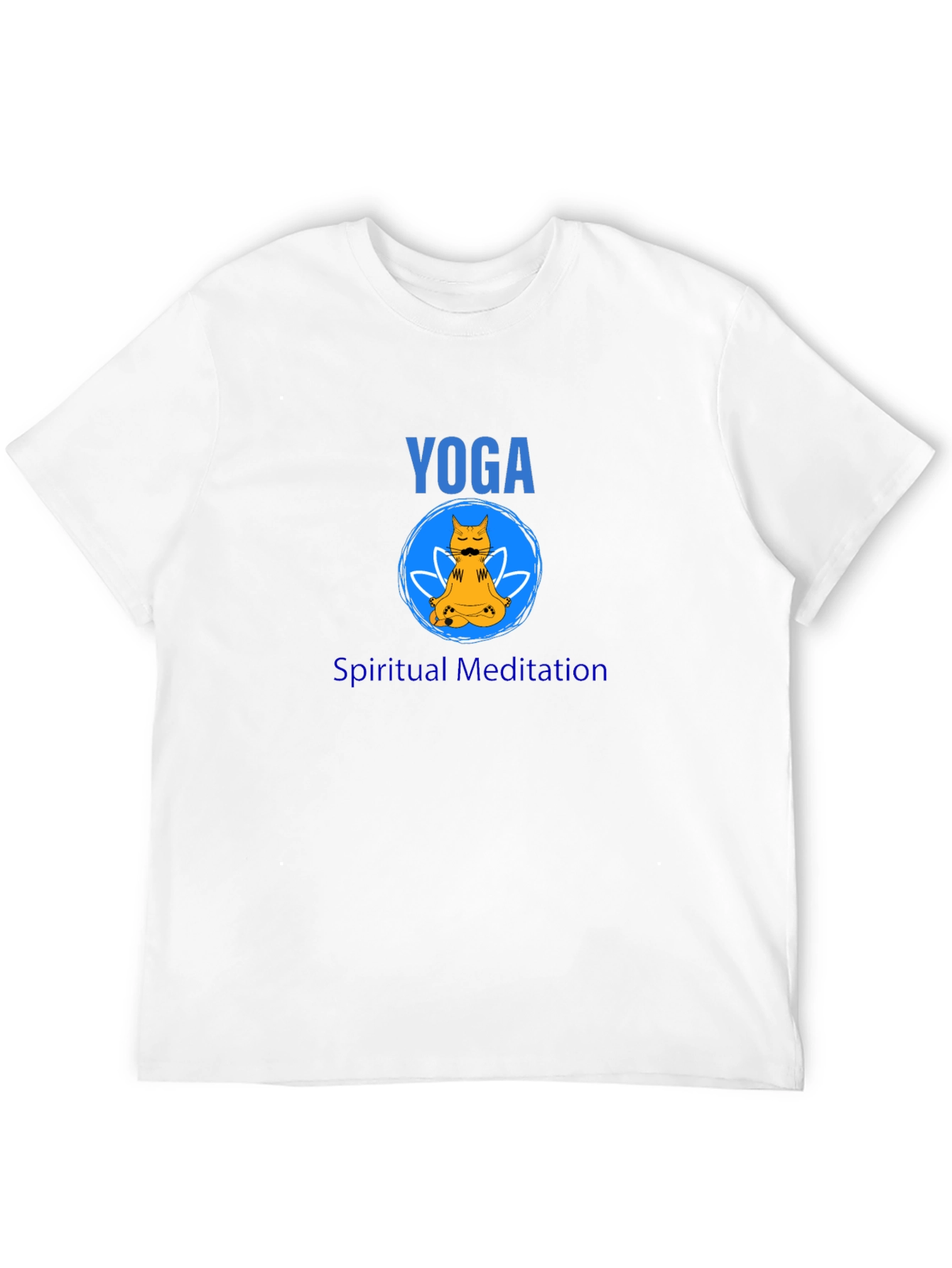 Yoga Meditation Cat Graphic Tee
