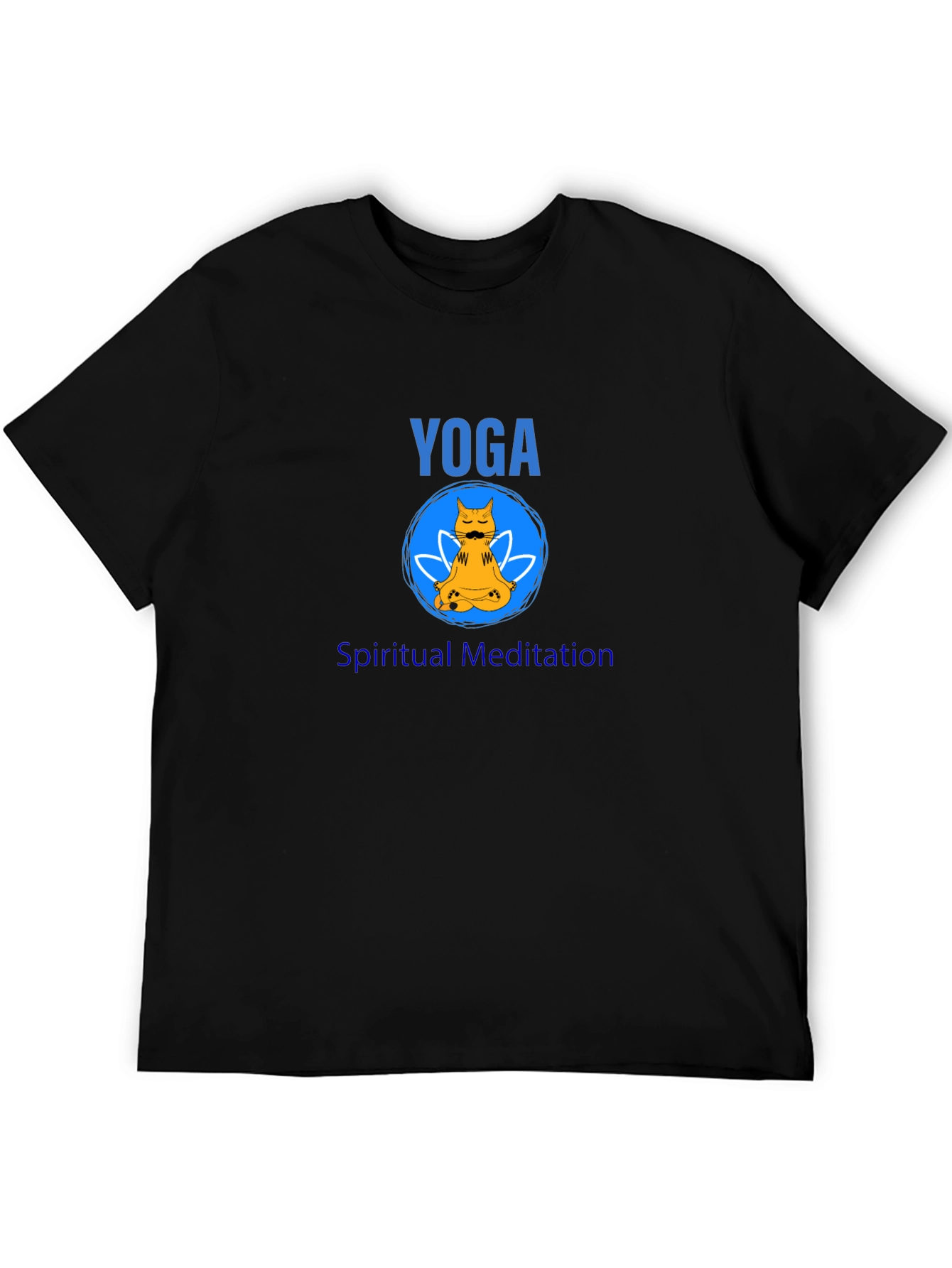 Yoga Meditation Cat Graphic Tee
