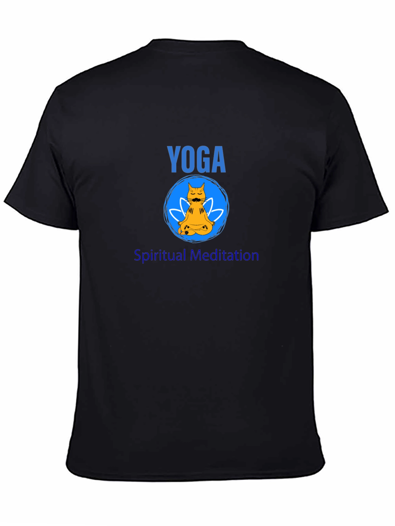 Yoga Meditation Cat Graphic Tee