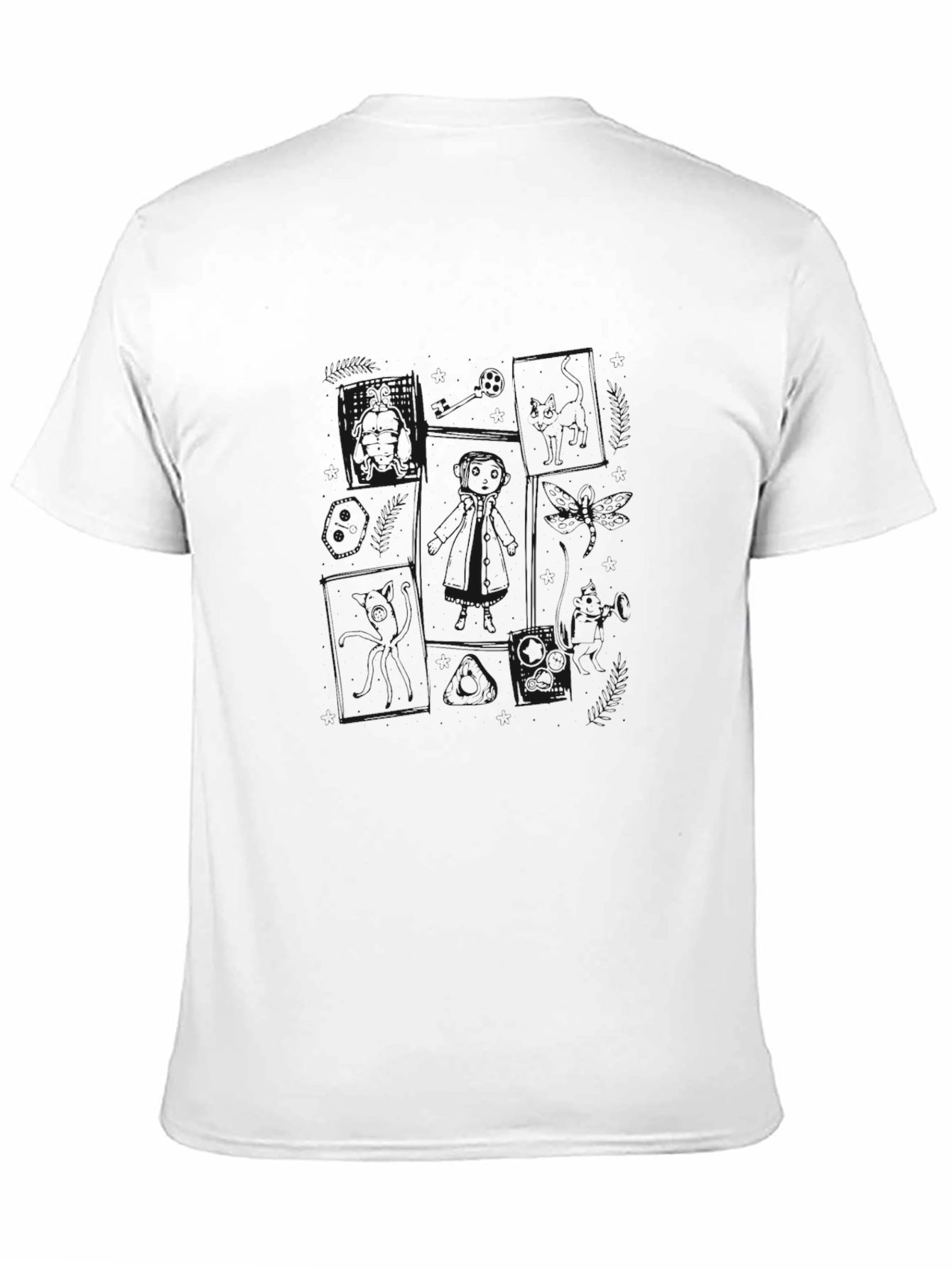 Mens Black Crew Neck T-Shirt - Casual Comfort