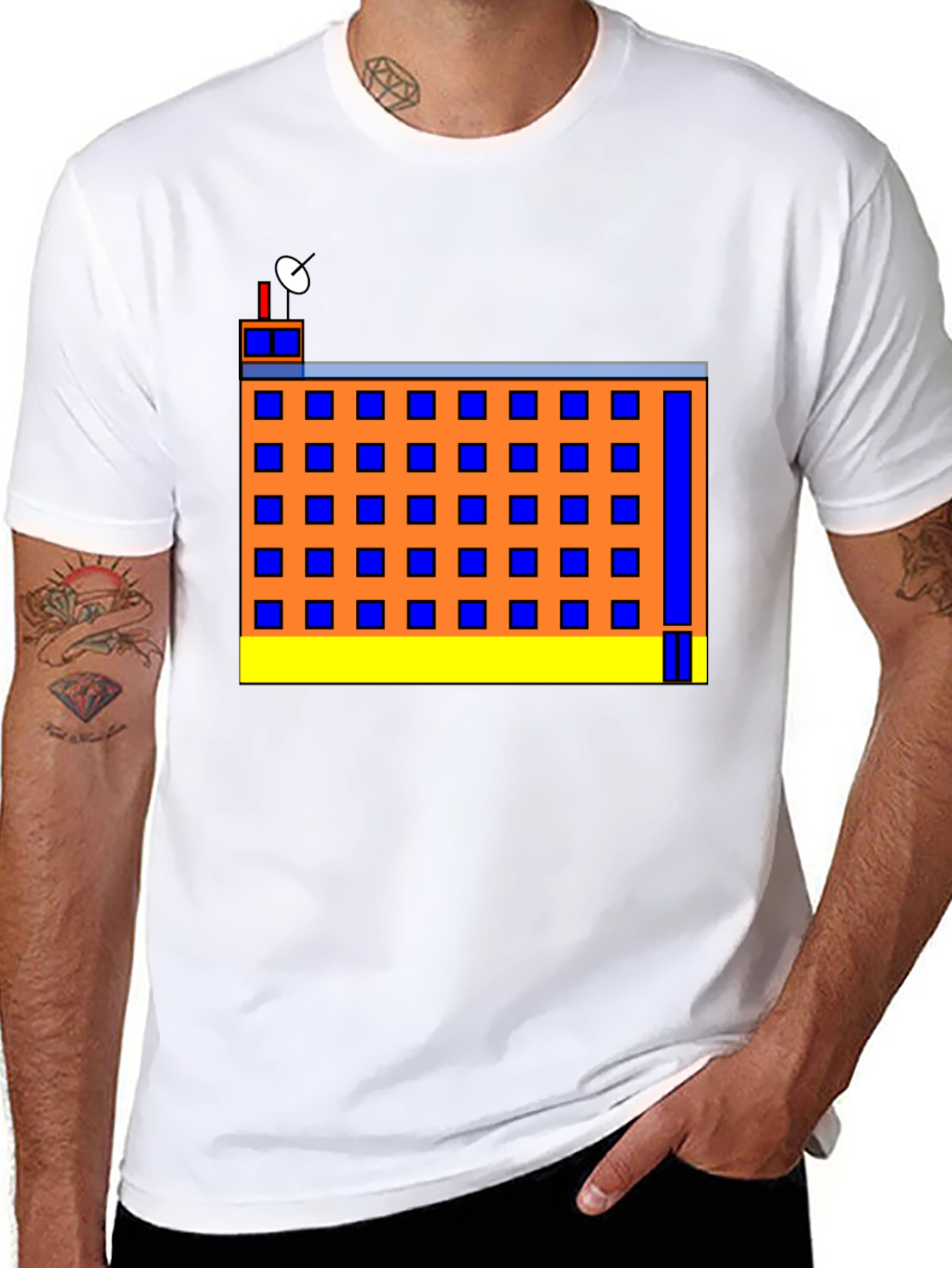 Retro Building Block T-Shirt - Graphic Tee