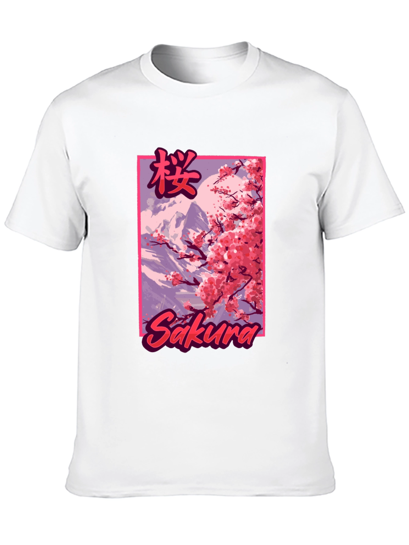Sakura Blossom Graphic T-Shirt - Japanese Cherry Design