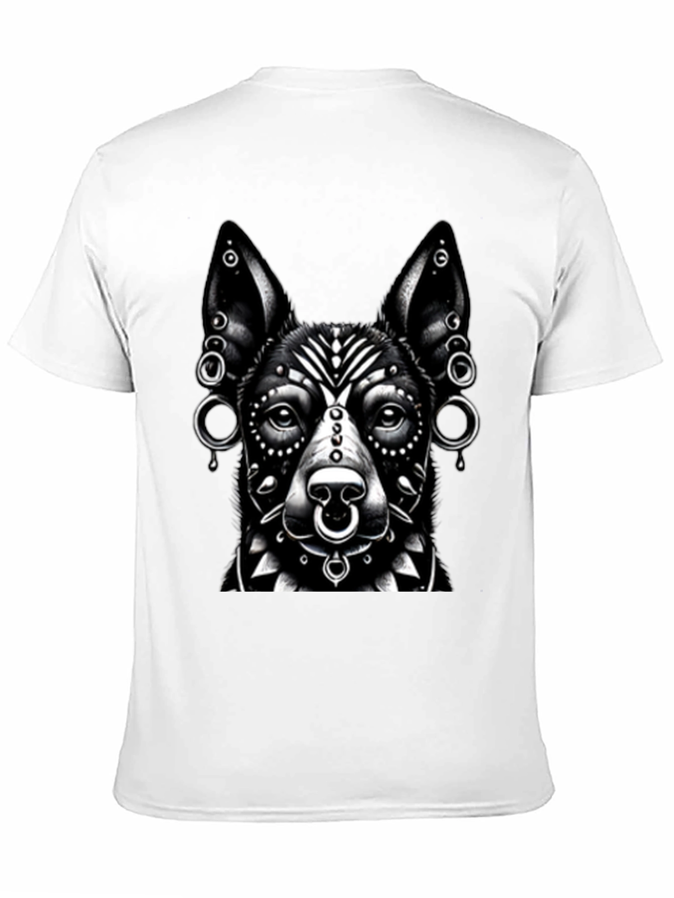 Dog Graphic T-Shirt - Black - Unisex