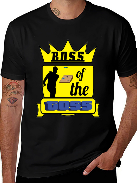 Boss of the Toss T-Shirt - Cornhole Champion Tee