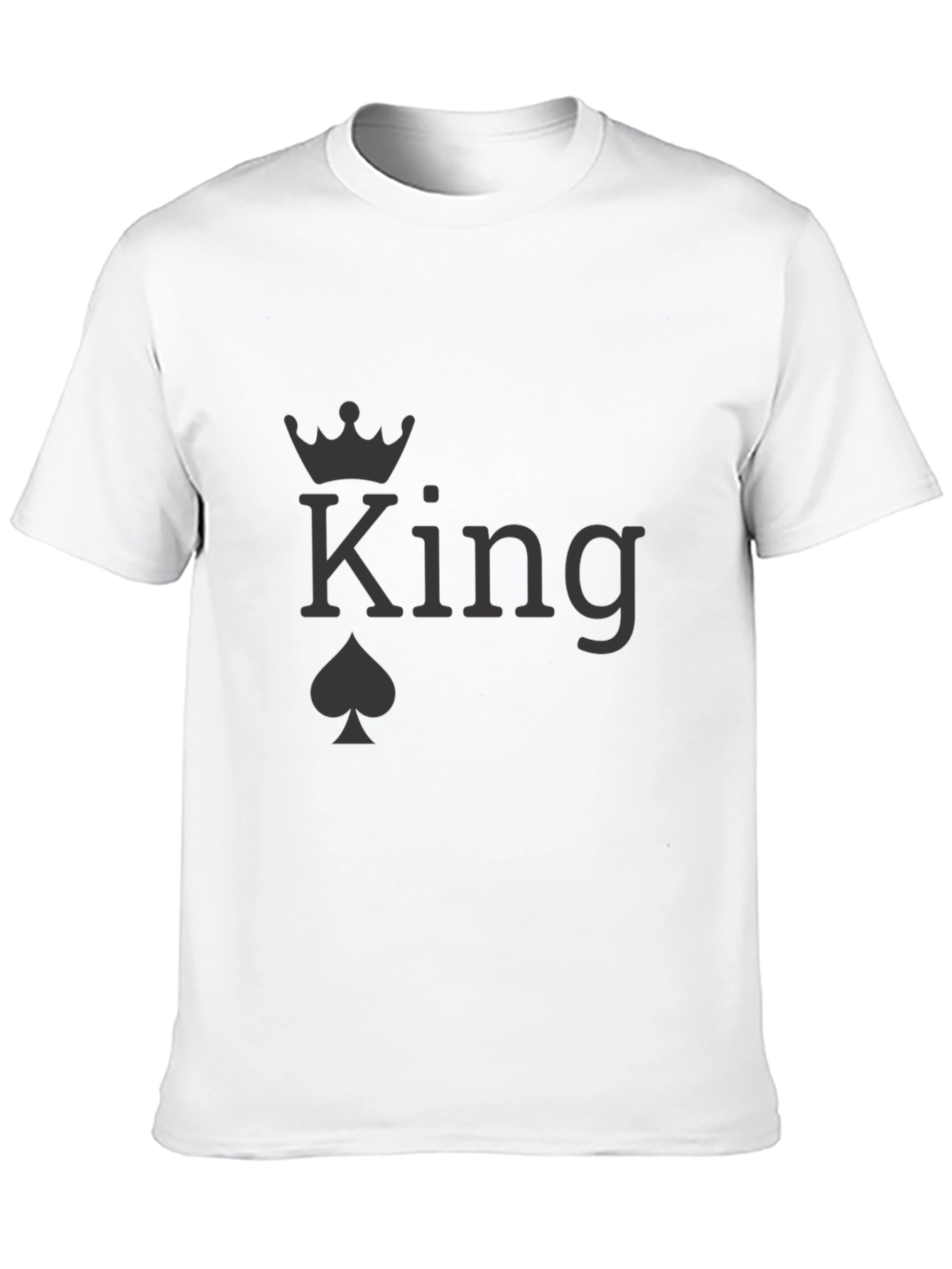 King of Spades Graphic Black T-Shirt